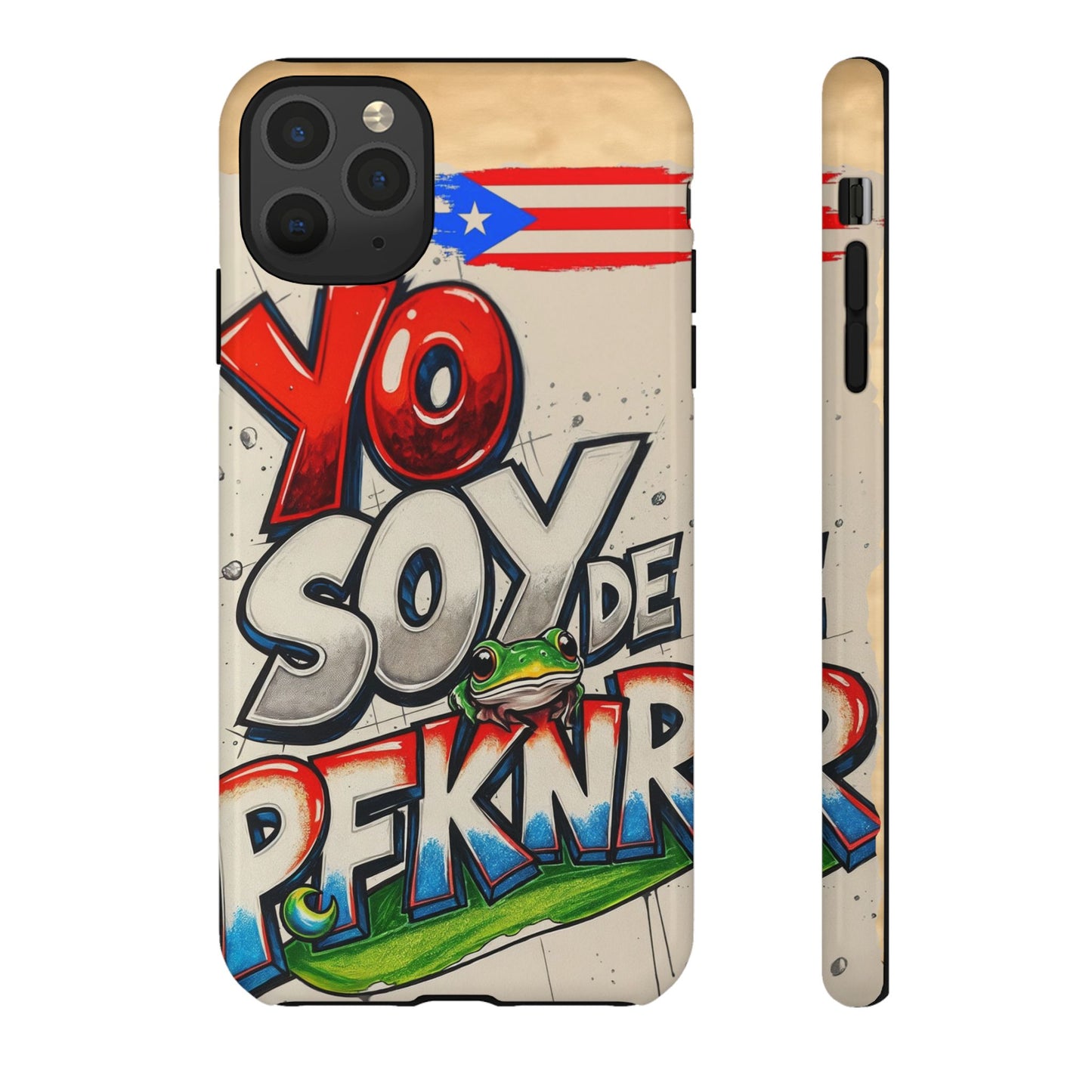 YO SOY DE PFKNR, Cases Phone Case for Unapologetic Style, Gift for Trendsetters, Urban Art Design, Fun Decor for Any Occasion, PUERTO RICO, COQUI