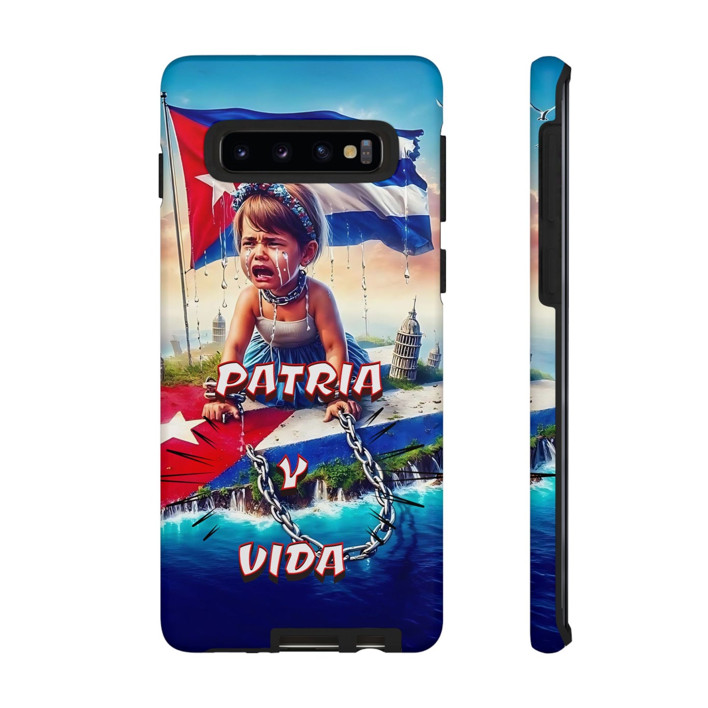 FUNDA DE TELEFONO, CUBA, PATRIA Y VIDA, IPHONE, SAMSUNG