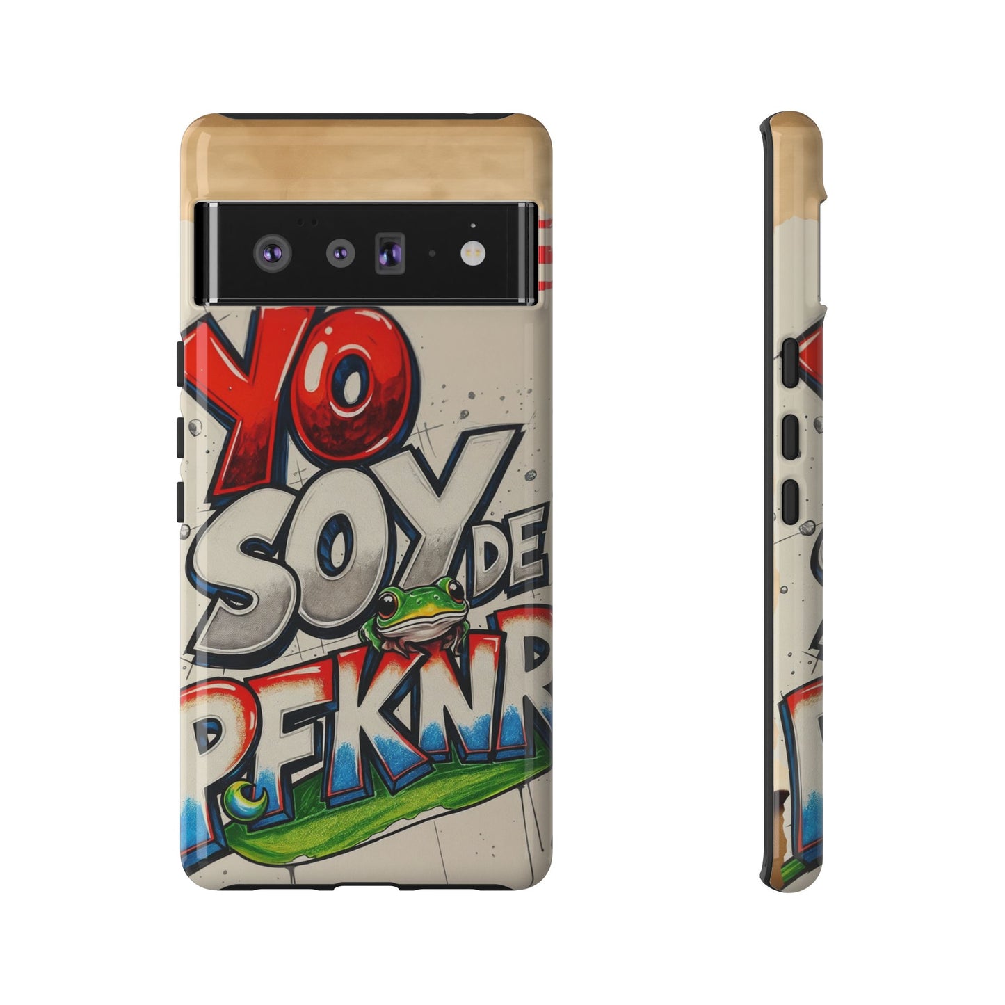YO SOY DE PFKNR, Cases Phone Case for Unapologetic Style, Gift for Trendsetters, Urban Art Design, Fun Decor for Any Occasion, PUERTO RICO, COQUI