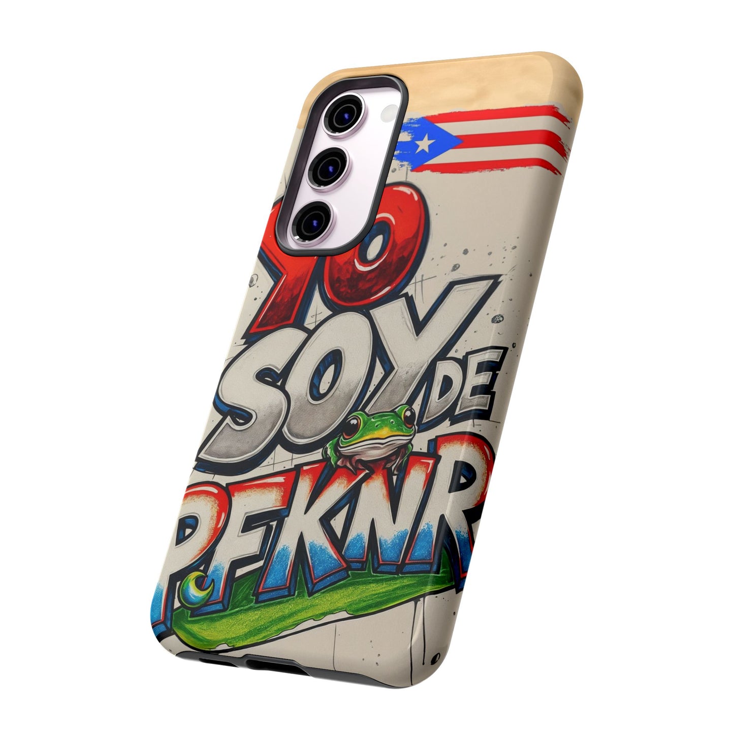 YO SOY DE PFKNR, Cases Phone Case for Unapologetic Style, Gift for Trendsetters, Urban Art Design, Fun Decor for Any Occasion, PUERTO RICO, COQUI