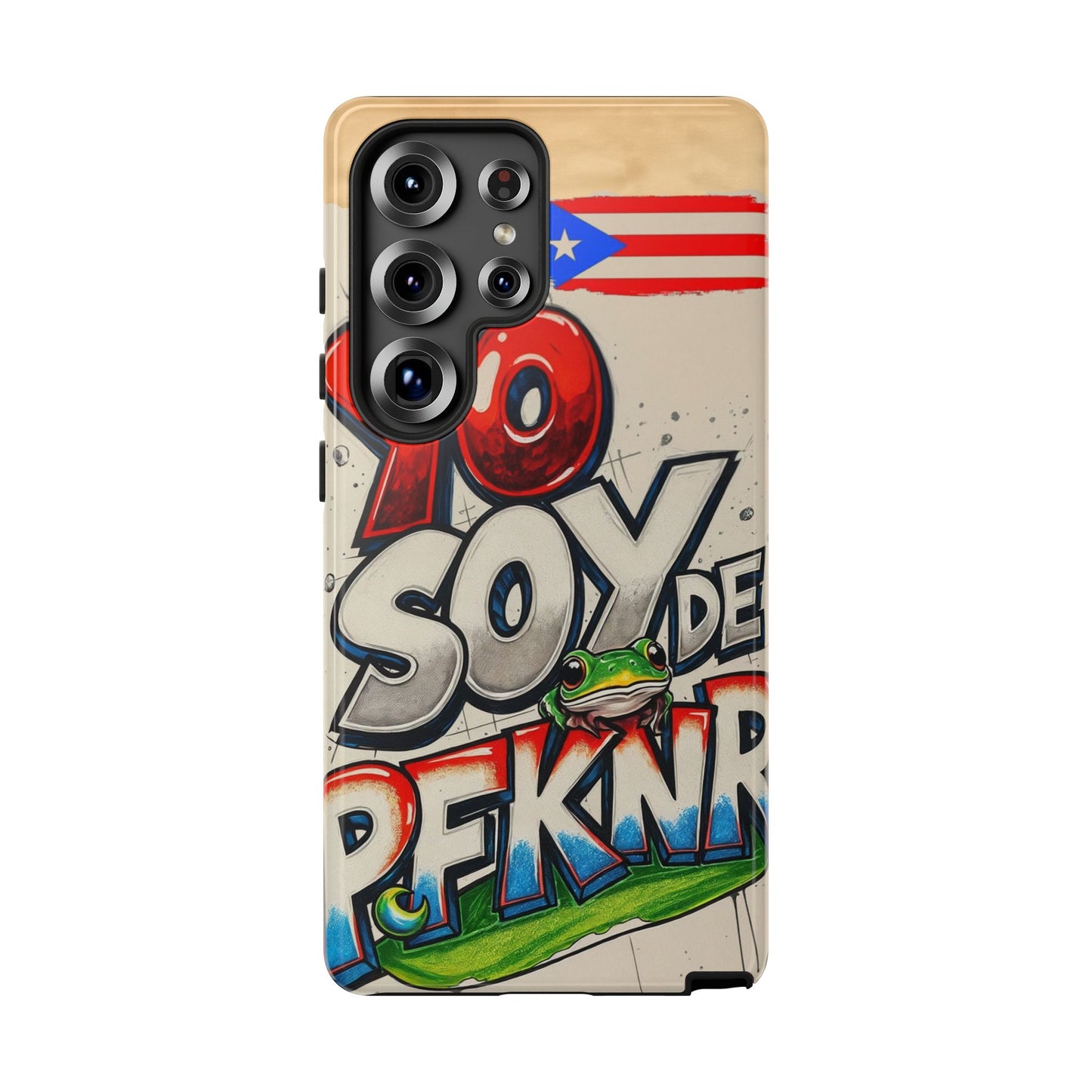 YO SOY DE PFKNR, Cases Phone Case for Unapologetic Style, Gift for Trendsetters, Urban Art Design, Fun Decor for Any Occasion, PUERTO RICO, COQUI