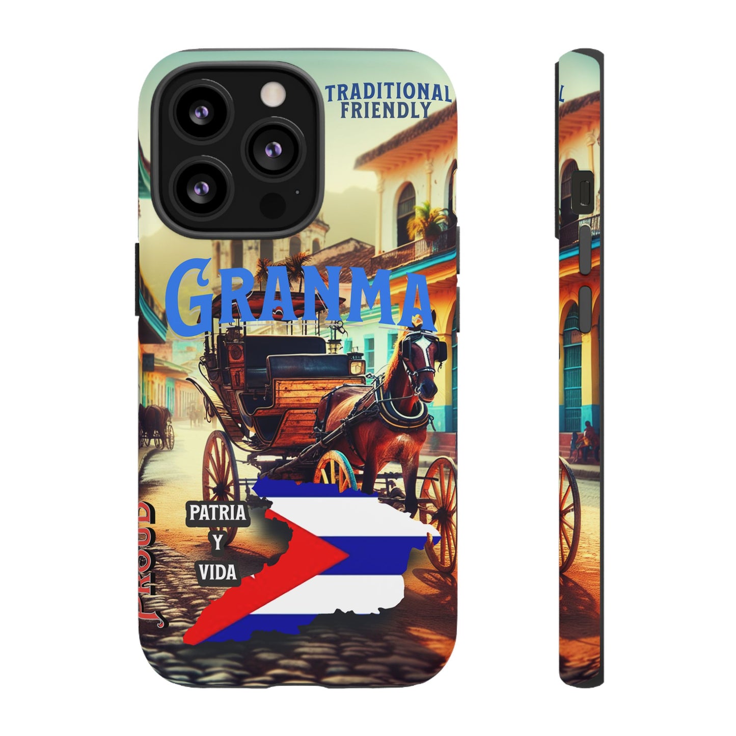 FUNDA DE TELEFONO, GRANMA, CUBA, PATRIA Y VIDA, IPHONE, SAMSUNG