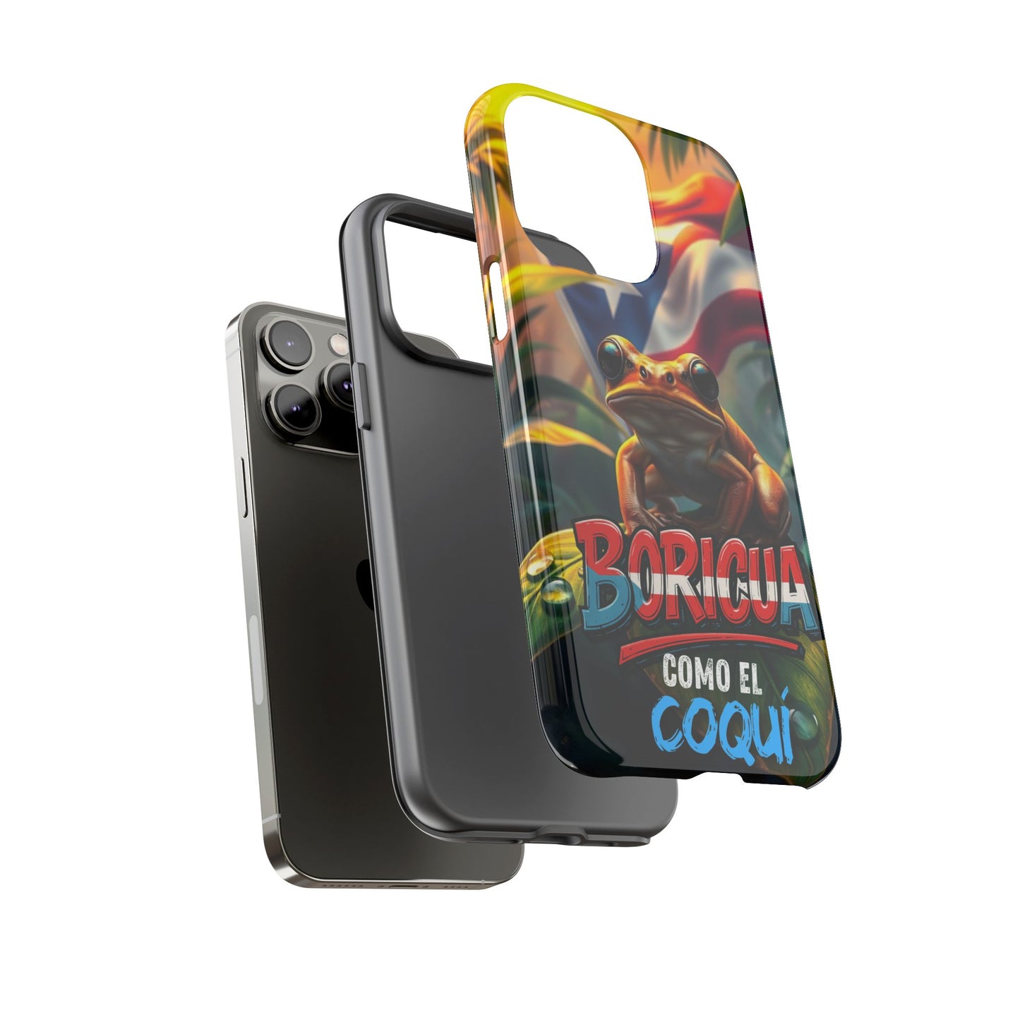 Boricua Coqui Phone Case | Tough Cases | Puerto Rican Pride, Unique Gift, Tropical Vibes, Phone Accessory, Celebration of Culture