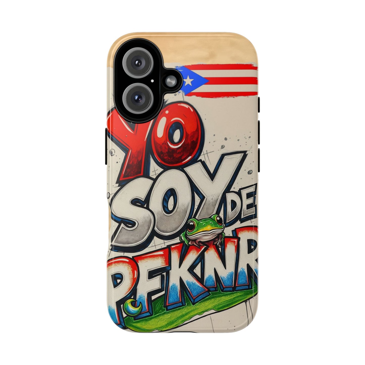 YO SOY DE PFKNR, Cases Phone Case for Unapologetic Style, Gift for Trendsetters, Urban Art Design, Fun Decor for Any Occasion, PUERTO RICO, COQUI