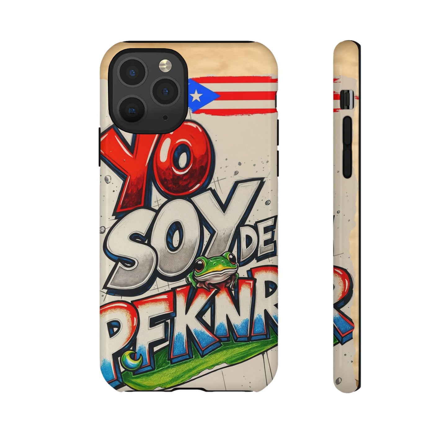 YO SOY DE PFKNR, Cases Phone Case for Unapologetic Style, Gift for Trendsetters, Urban Art Design, Fun Decor for Any Occasion, PUERTO RICO, COQUI