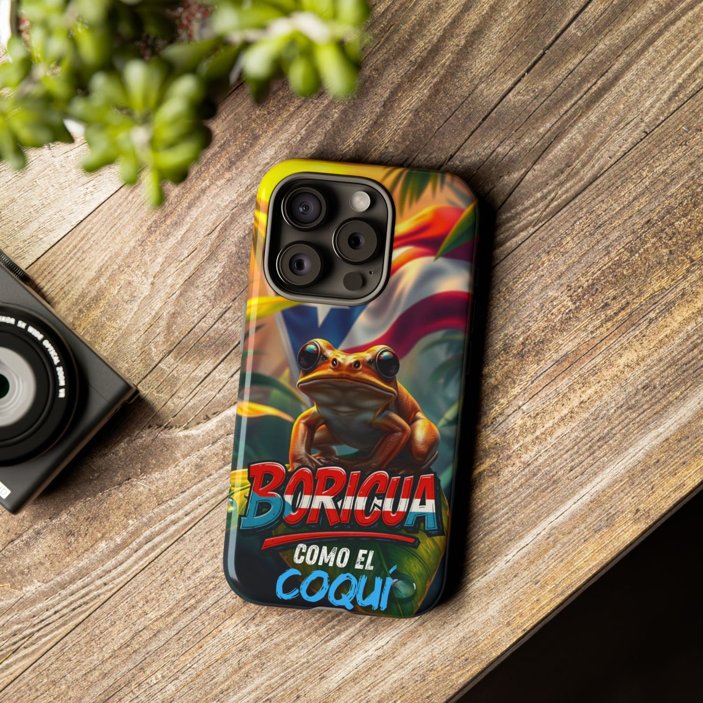 Boricua Coqui Phone Case | Tough Cases | Puerto Rican Pride, Unique Gift, Tropical Vibes, Phone Accessory, Celebration of Culture