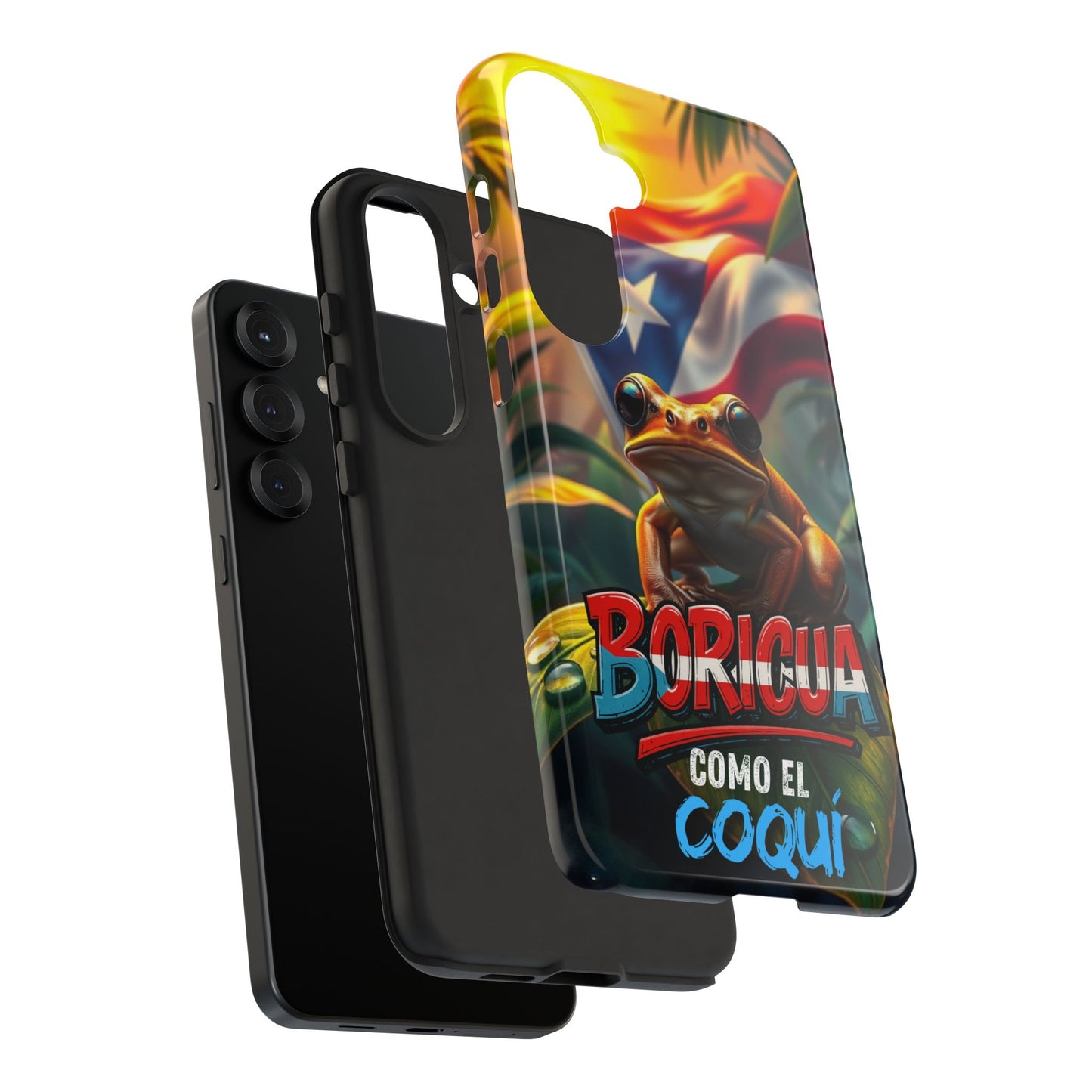 Boricua Coqui Phone Case | Tough Cases | Puerto Rican Pride, Unique Gift, Tropical Vibes, Phone Accessory, Celebration of Culture