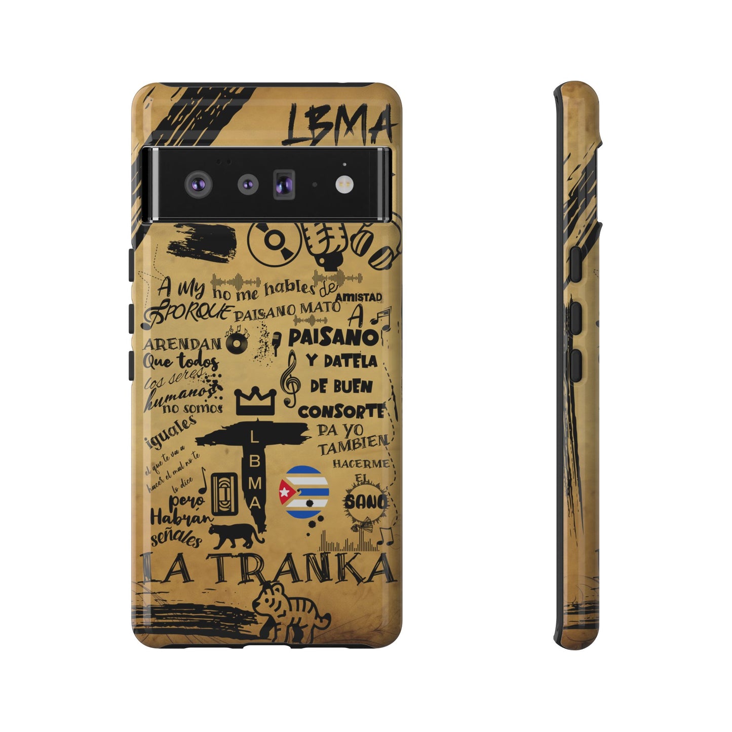 FUNDA PARA TELEFONO, LBMA, TAIGUER, LA TRANKA, ASERE, QUE BOLA,