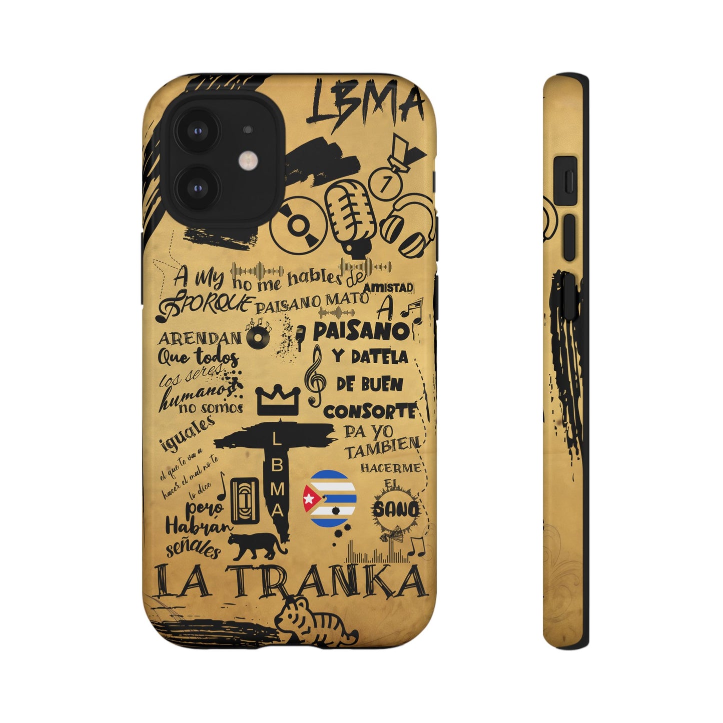 FUNDA PARA TELEFONO, LBMA, TAIGUER, LA TRANKA, ASERE, QUE BOLA,