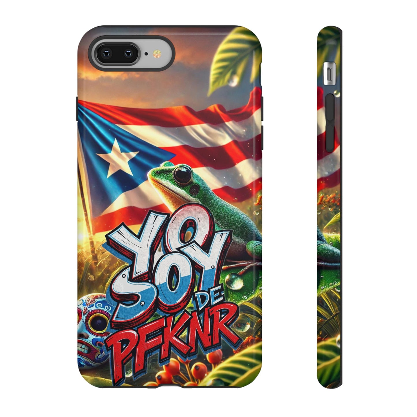 YO SOY DE PFKNR, Puerto Rican Pride Phone Case | Tough Cases, Tropical Vibe, Gift for Him/Her, Celebrations, Travel Enthusiasts, Eco-Friendly,