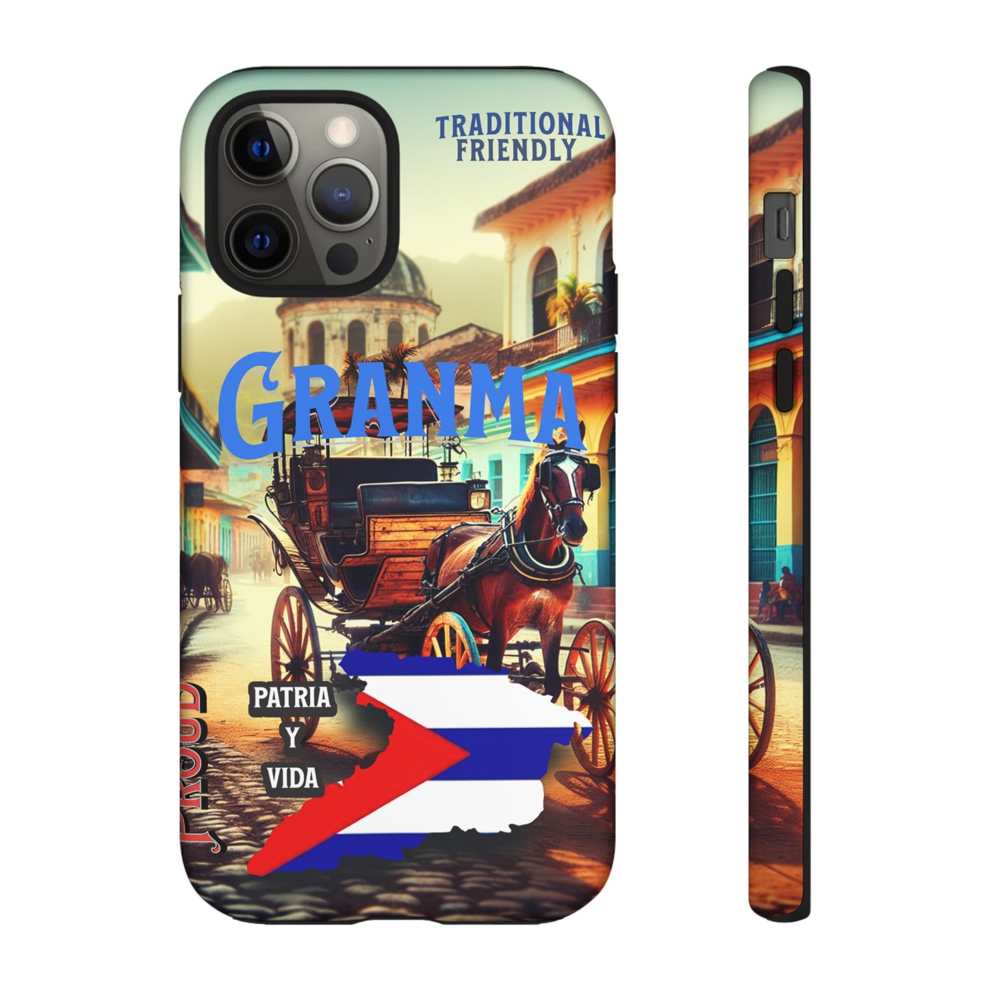 FUNDA DE TELEFONO, GRANMA, CUBA, PATRIA Y VIDA, IPHONE, SAMSUNG