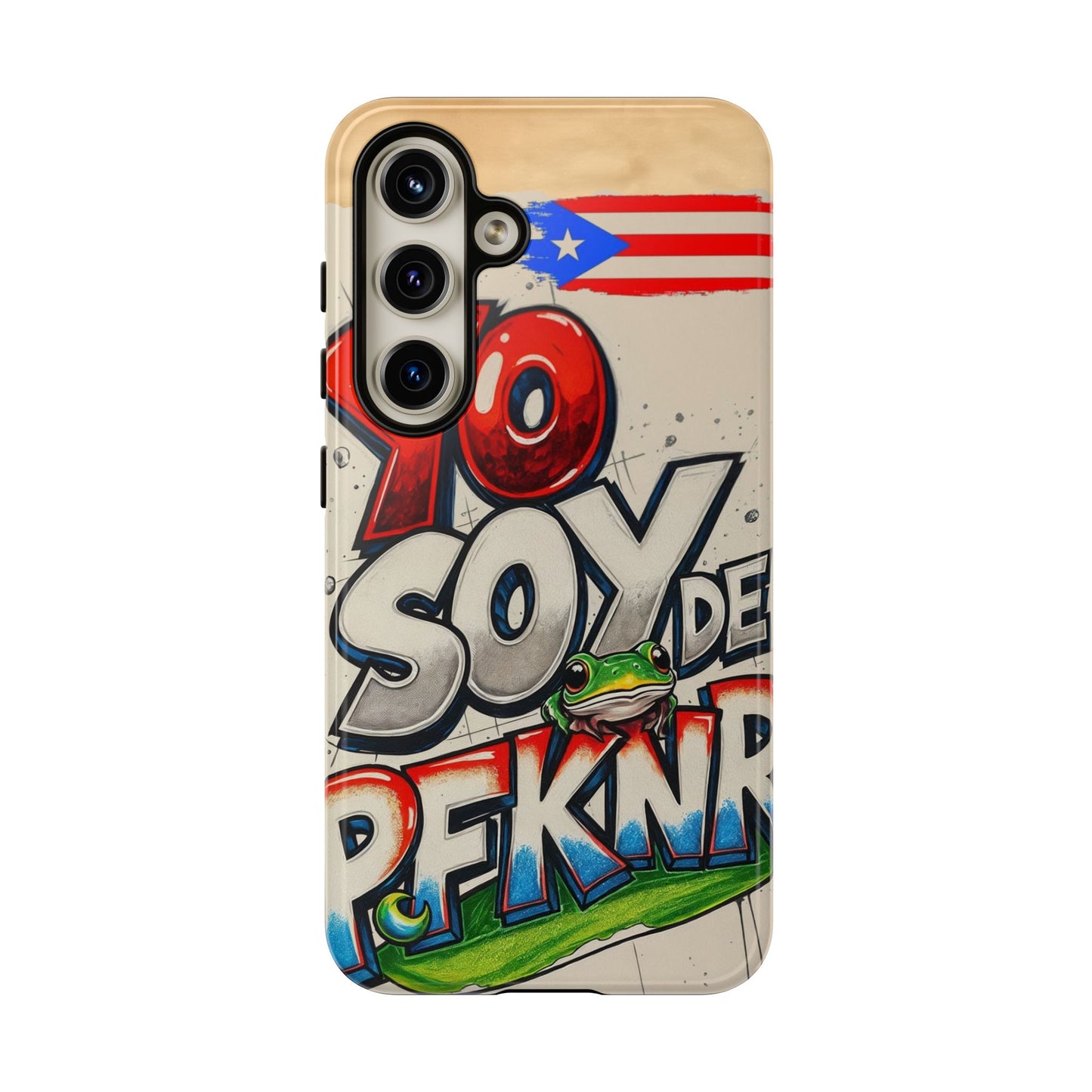 YO SOY DE PFKNR, Cases Phone Case for Unapologetic Style, Gift for Trendsetters, Urban Art Design, Fun Decor for Any Occasion, PUERTO RICO, COQUI