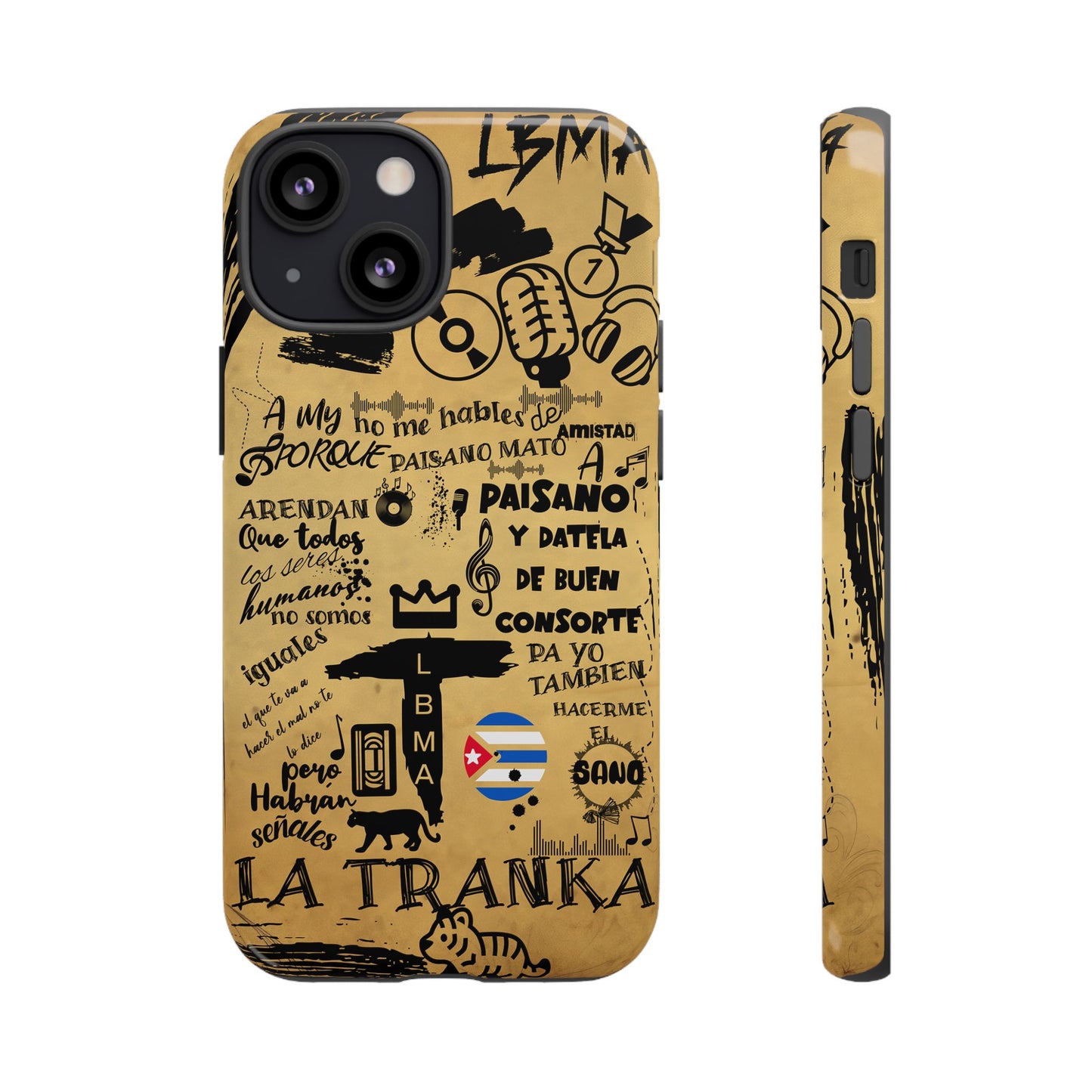 FUNDA PARA TELEFONO, LBMA, TAIGUER, LA TRANKA, ASERE, QUE BOLA,