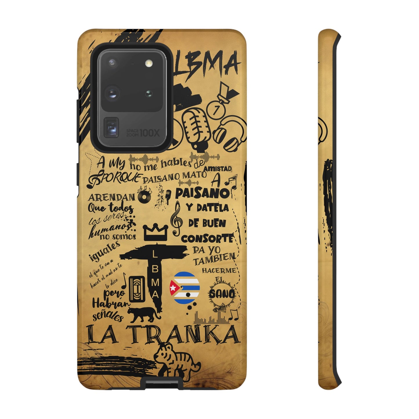 FUNDA PARA TELEFONO, LBMA, TAIGUER, LA TRANKA, ASERE, QUE BOLA,