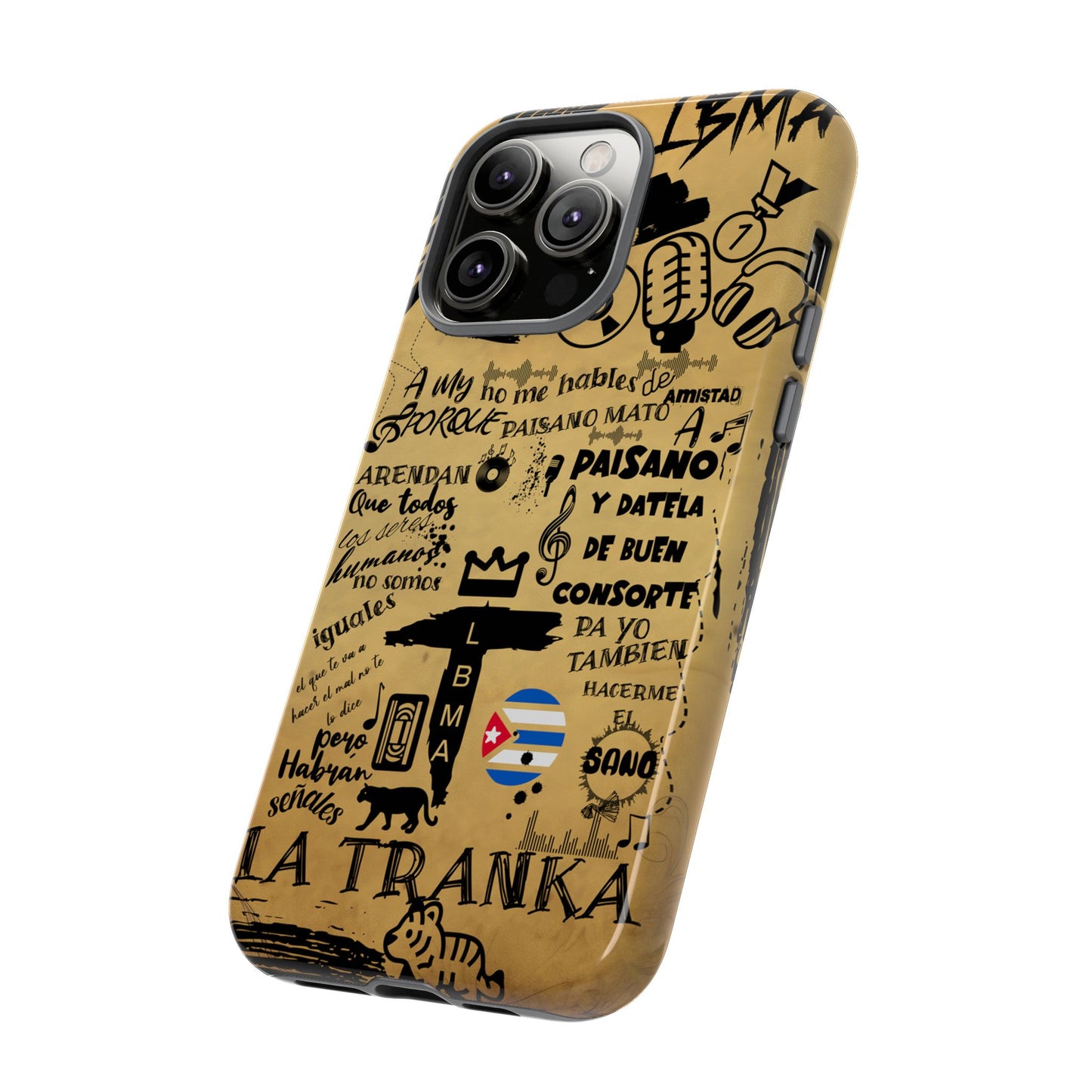 FUNDA PARA TELEFONO, LBMA, TAIGUER, LA TRANKA, ASERE, QUE BOLA,