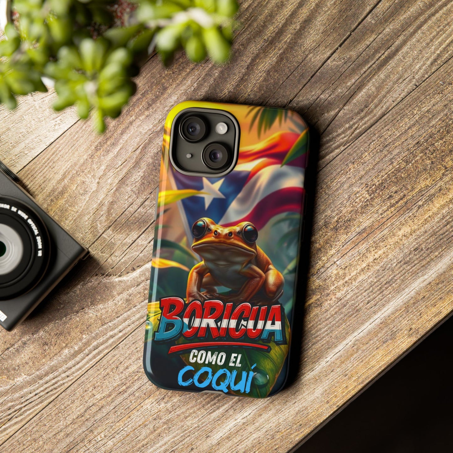 Boricua Coqui Phone Case | Tough Cases | Puerto Rican Pride, Unique Gift, Tropical Vibes, Phone Accessory, Celebration of Culture