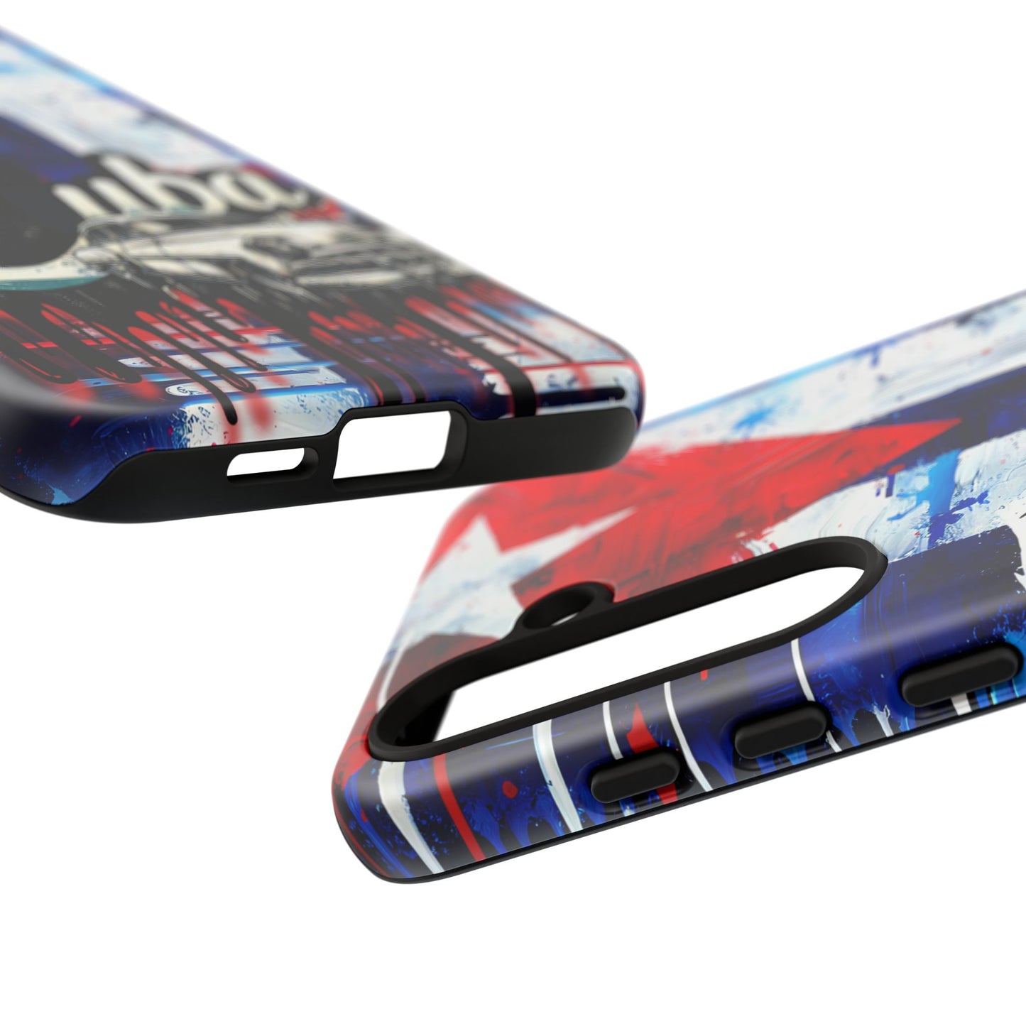 FUNDAS PARA TELEFONOS SAMSUNG, IPHONE, CON BANDERA DE CUBA, COLORES BRILLANTES, COLOTRES VIVOS TELEFONOS PARA CUBA