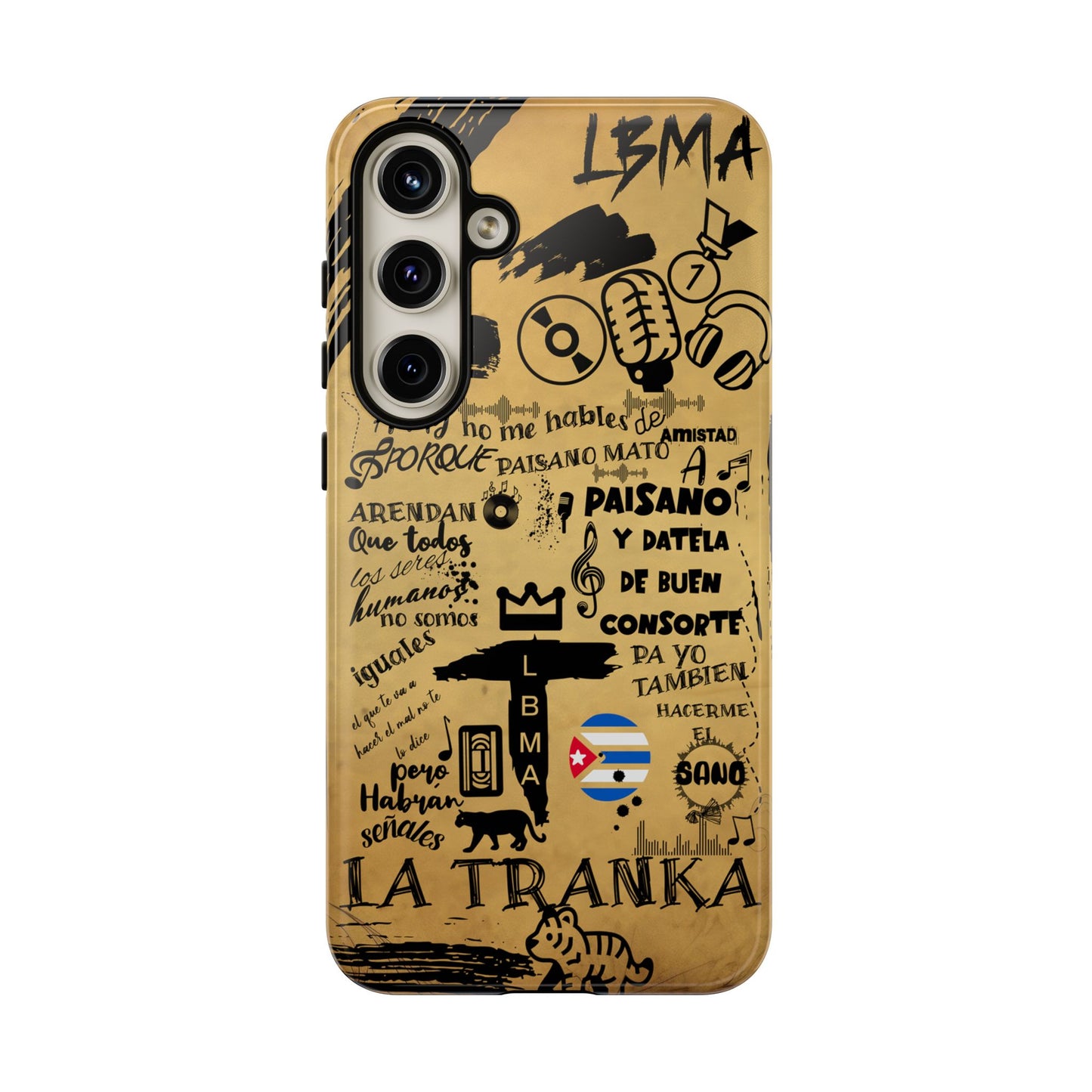 FUNDA PARA TELEFONO, LBMA, TAIGUER, LA TRANKA, ASERE, QUE BOLA,