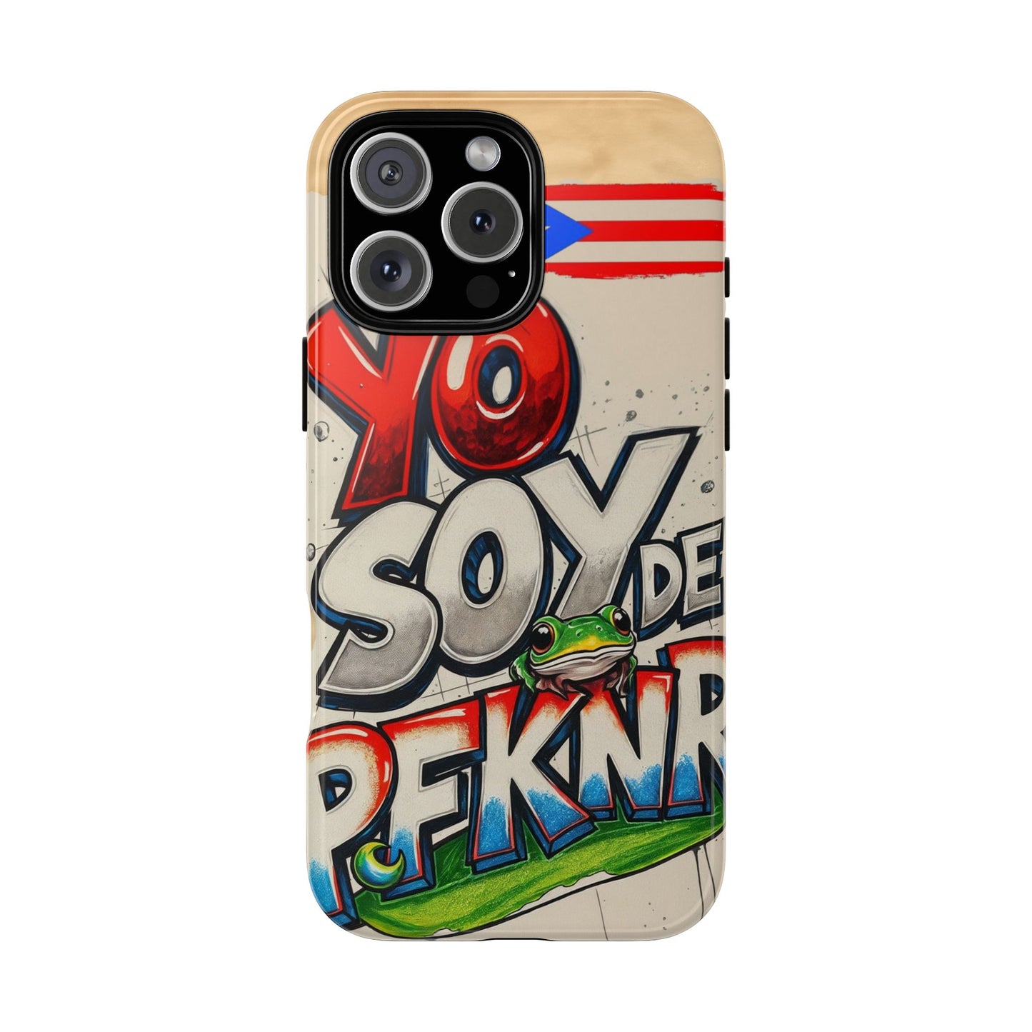 YO SOY DE PFKNR, Cases Phone Case for Unapologetic Style, Gift for Trendsetters, Urban Art Design, Fun Decor for Any Occasion, PUERTO RICO, COQUI