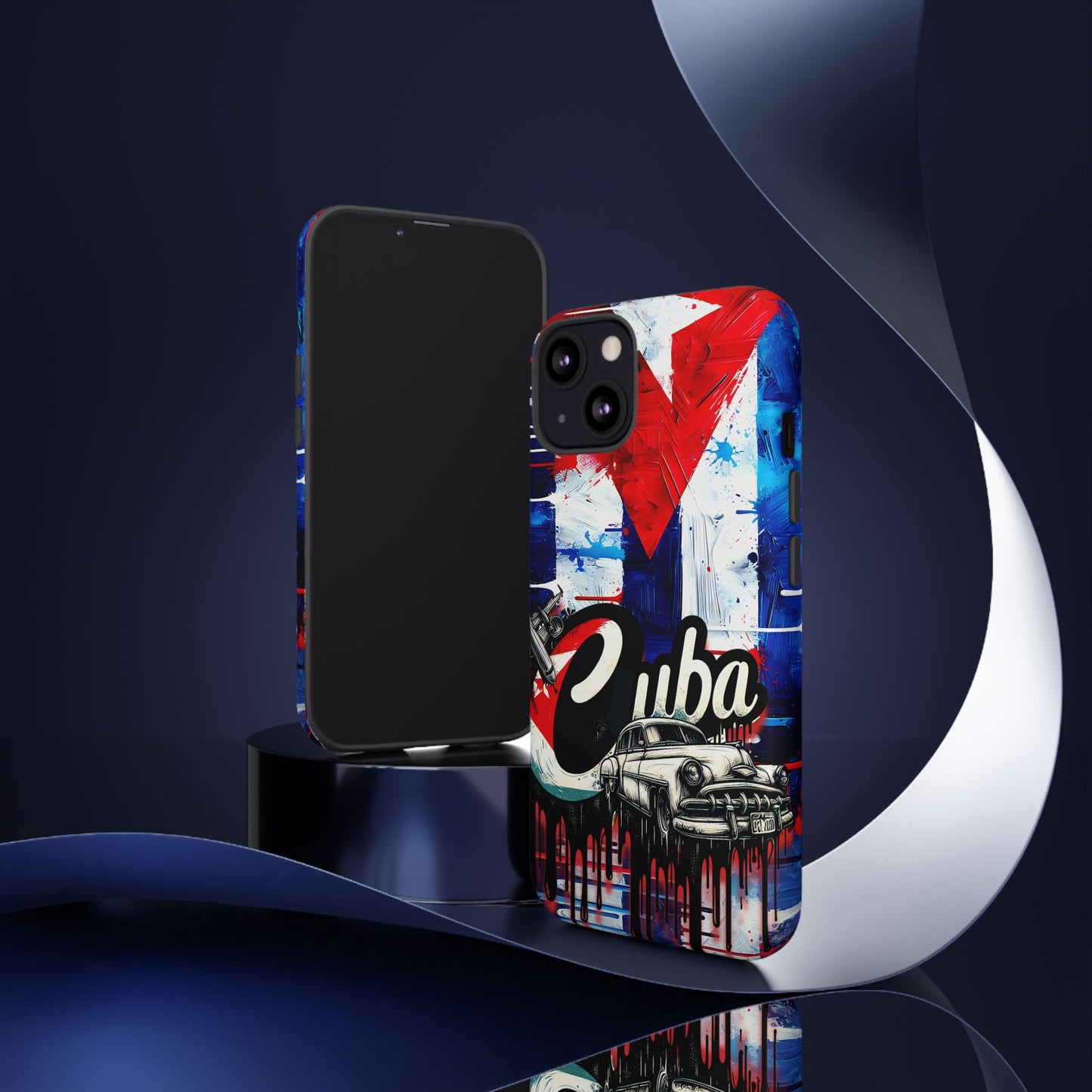 FUNDAS PARA TELEFONOS SAMSUNG, IPHONE, CON BANDERA DE CUBA, COLORES BRILLANTES, COLOTRES VIVOS TELEFONOS PARA CUBA