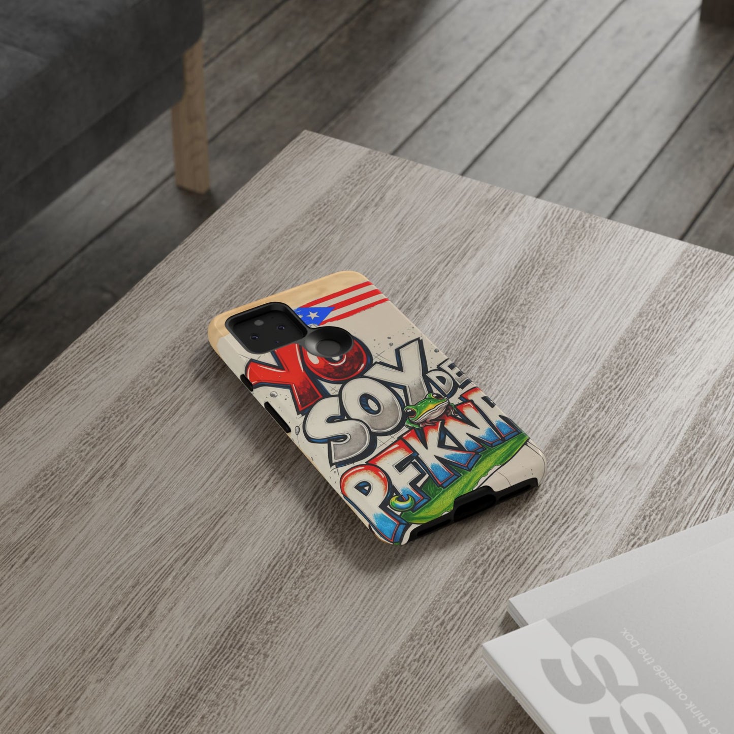 YO SOY DE PFKNR, Cases Phone Case for Unapologetic Style, Gift for Trendsetters, Urban Art Design, Fun Decor for Any Occasion, PUERTO RICO, COQUI