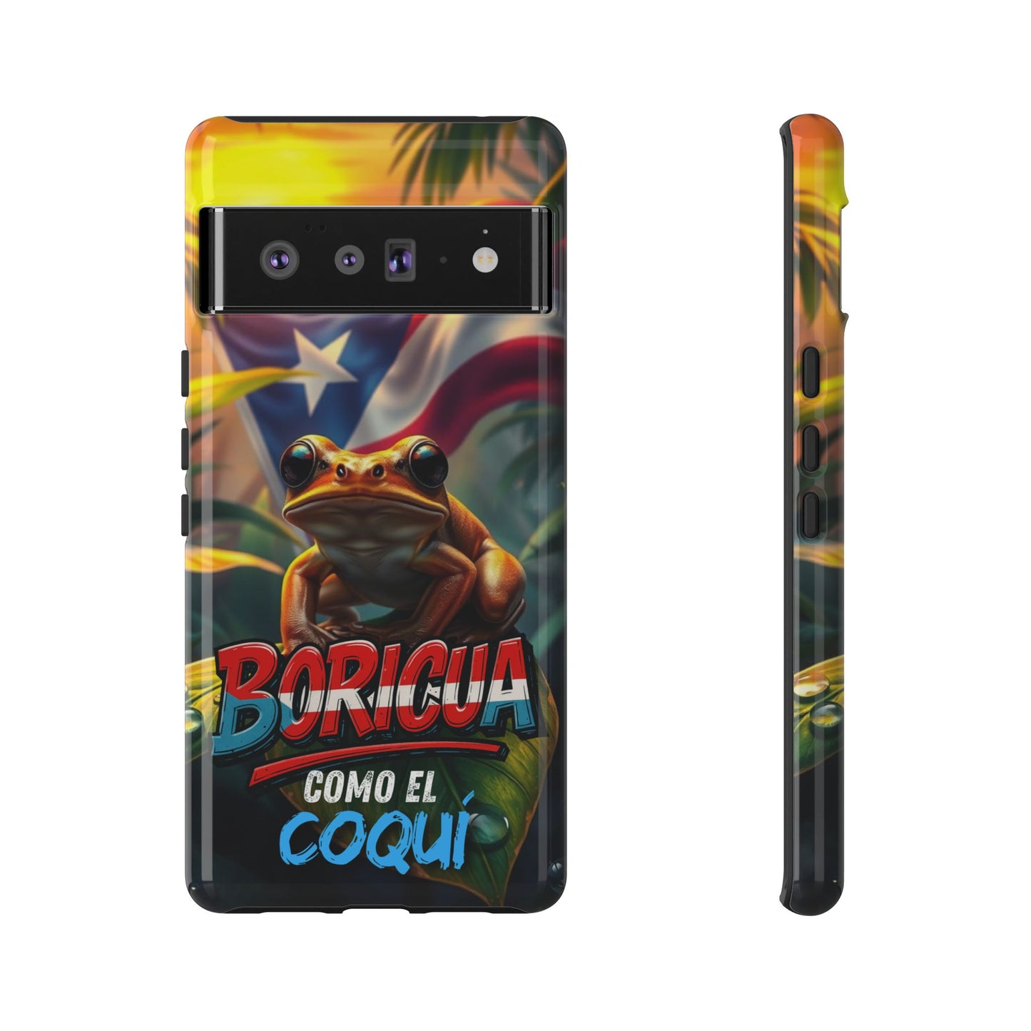 Boricua Coqui Phone Case | Tough Cases | Puerto Rican Pride, Unique Gift, Tropical Vibes, Phone Accessory, Celebration of Culture