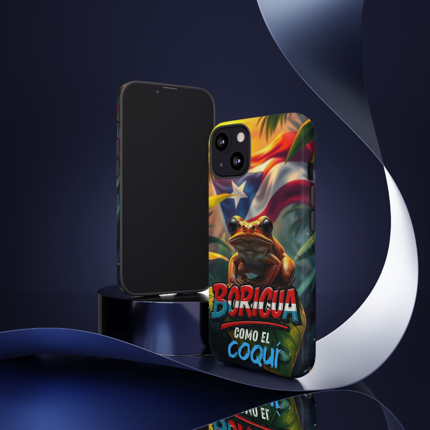 Boricua Coqui Phone Case | Tough Cases | Puerto Rican Pride, Unique Gift, Tropical Vibes, Phone Accessory, Celebration of Culture