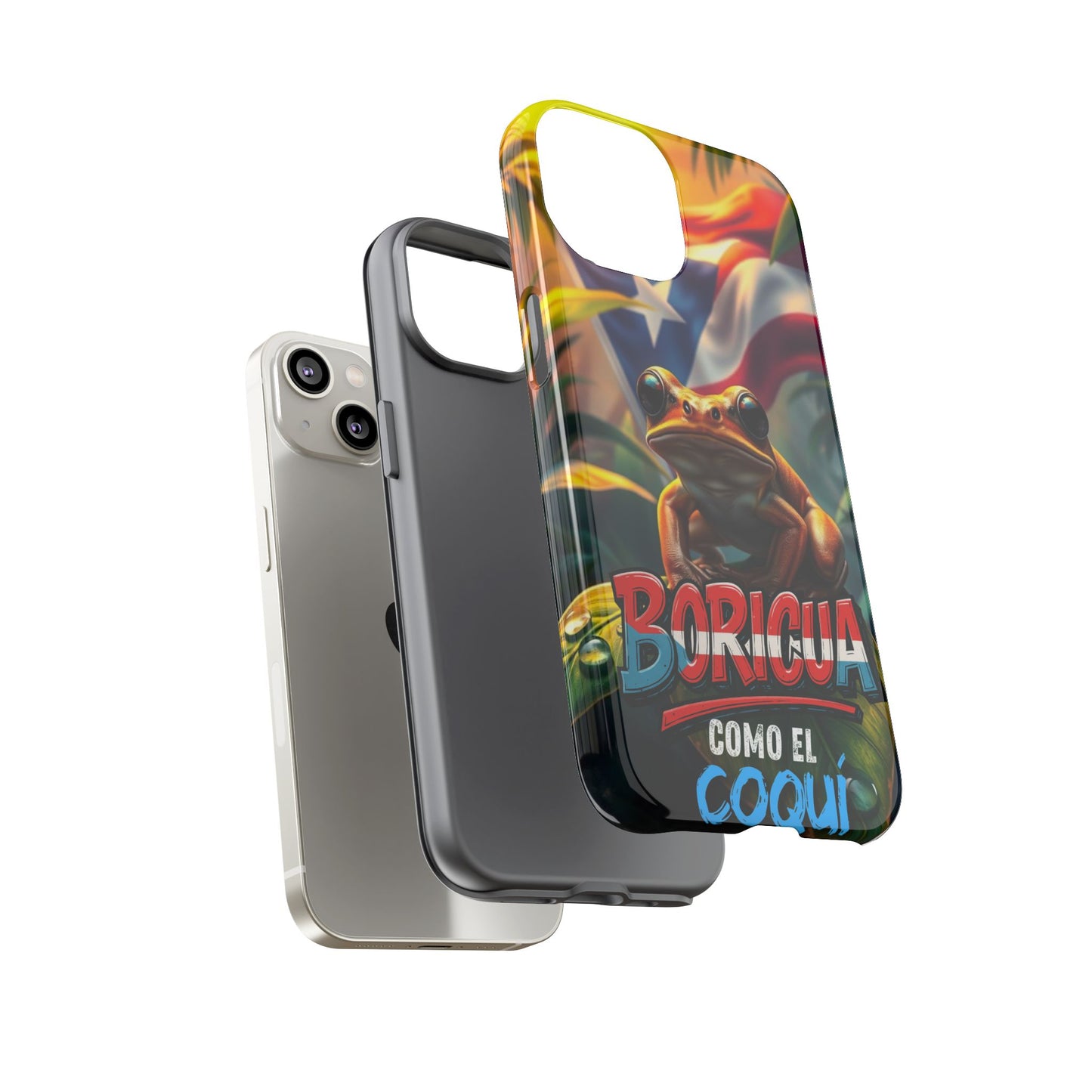 Boricua Coqui Phone Case | Tough Cases | Puerto Rican Pride, Unique Gift, Tropical Vibes, Phone Accessory, Celebration of Culture