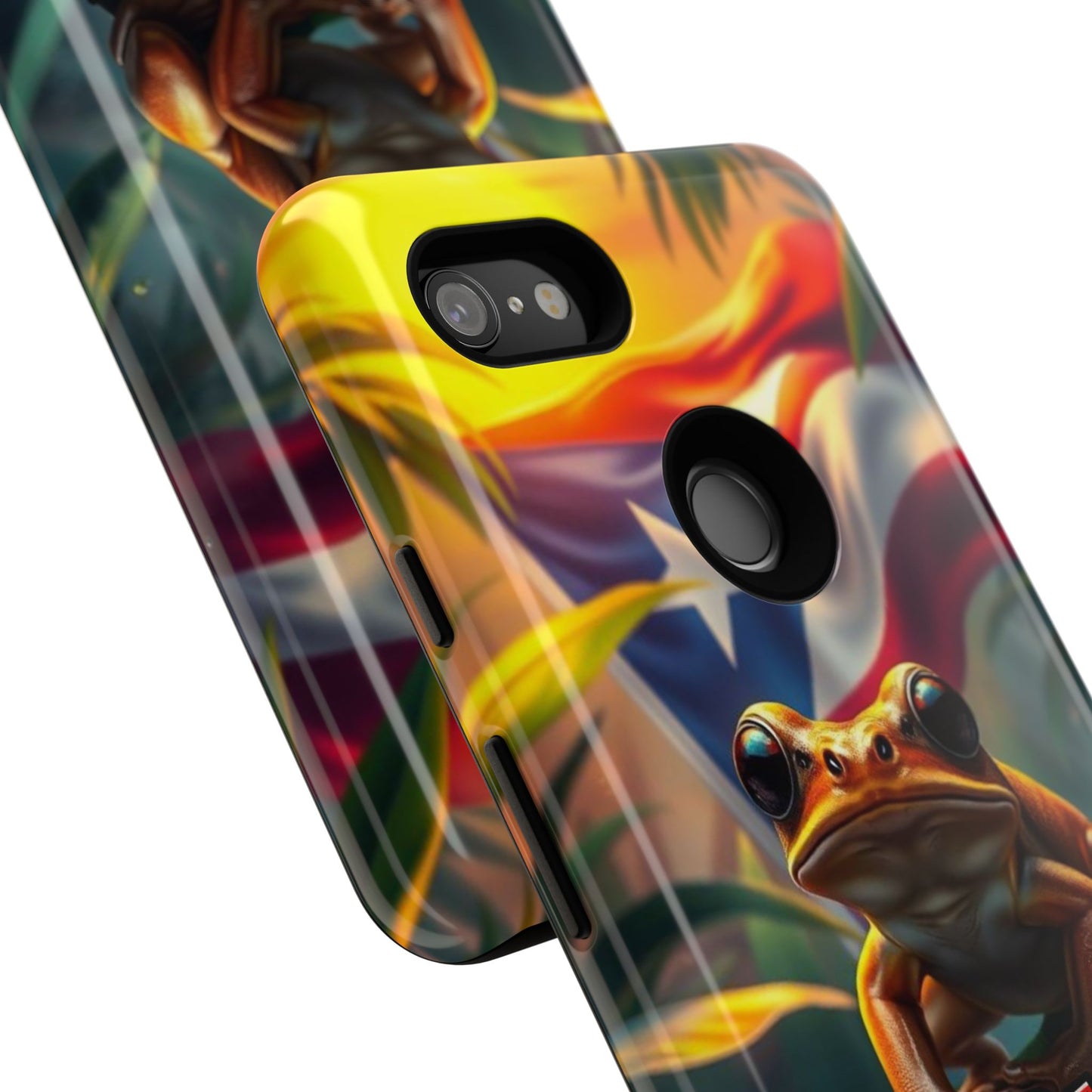 Boricua Coqui Phone Case | Tough Cases | Puerto Rican Pride, Unique Gift, Tropical Vibes, Phone Accessory, Celebration of Culture