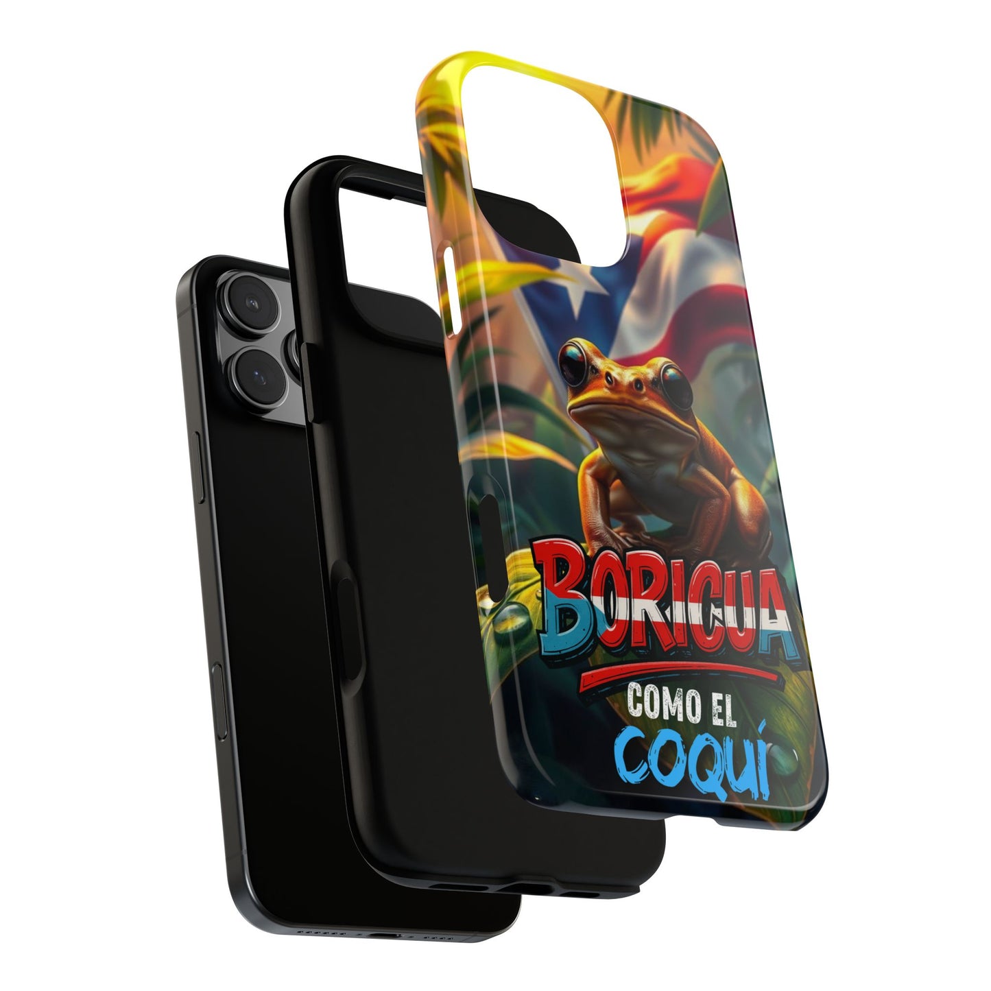 Boricua Coqui Phone Case | Tough Cases | Puerto Rican Pride, Unique Gift, Tropical Vibes, Phone Accessory, Celebration of Culture