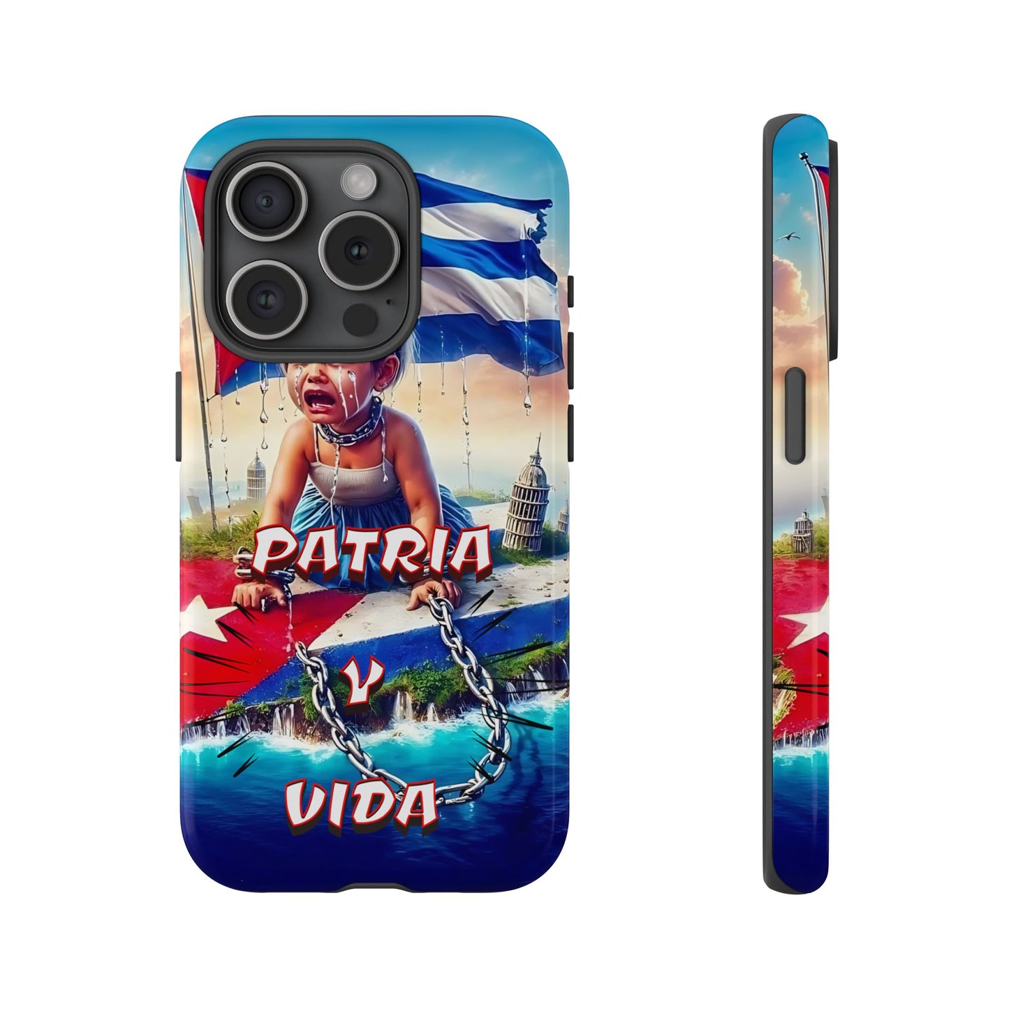 FUNDA DE TELEFONO, CUBA, PATRIA Y VIDA, IPHONE, SAMSUNG