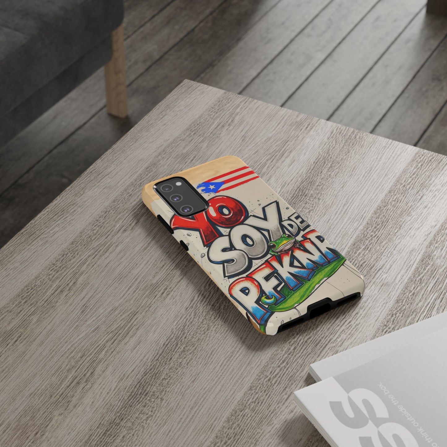 YO SOY DE PFKNR, Cases Phone Case for Unapologetic Style, Gift for Trendsetters, Urban Art Design, Fun Decor for Any Occasion, PUERTO RICO, COQUI
