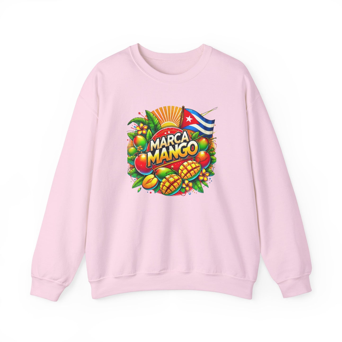 MARCA MANGO, CUBAN, CULTURA,Unisex Heavy Blend™ Crewneck Sweatshirt, ASERE, PARA CUBANOS, REGALOS PARA CUBANOS, AMIGOS CUBANOS, MEJORES AMIGOS CUBANOS, REGALOS