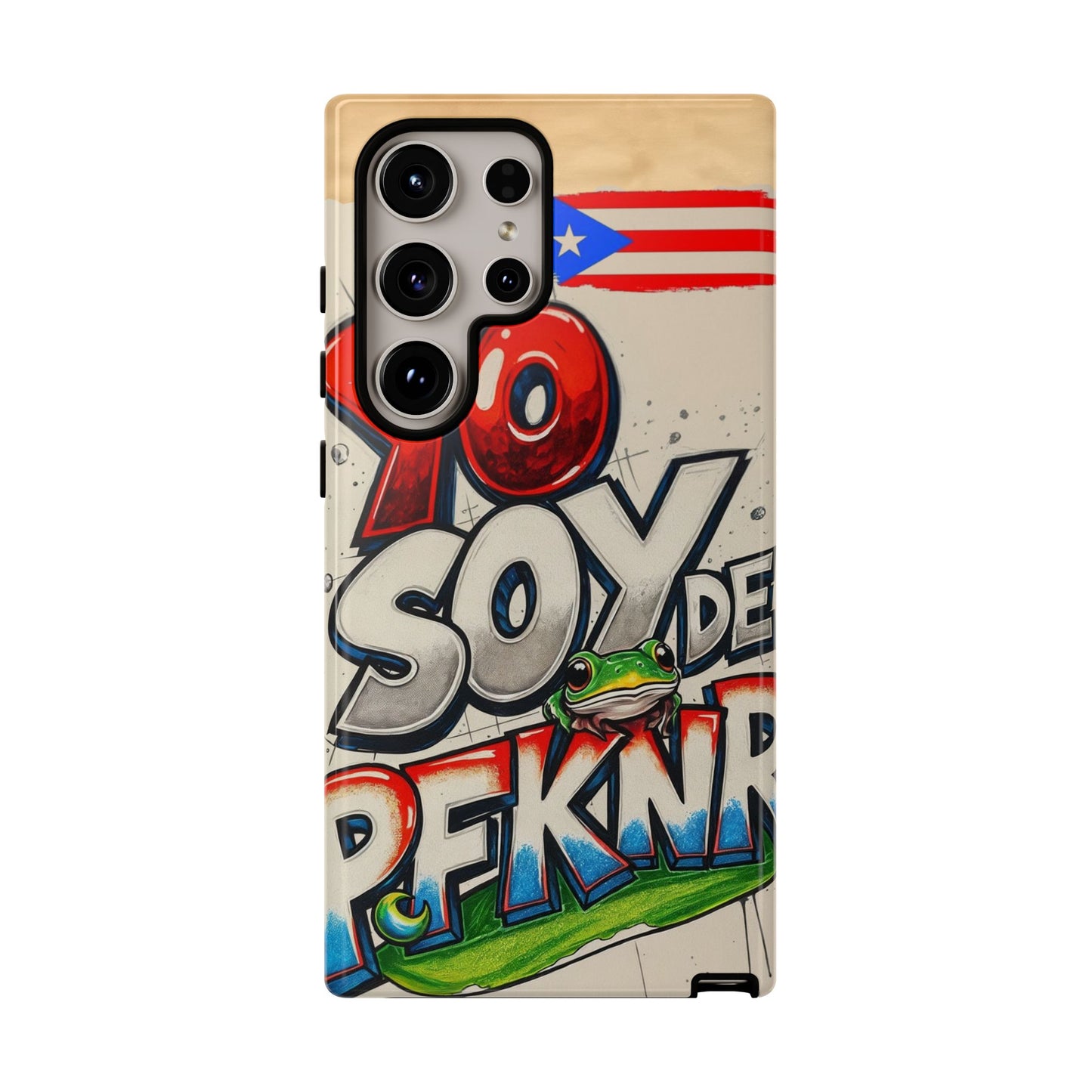 YO SOY DE PFKNR, Cases Phone Case for Unapologetic Style, Gift for Trendsetters, Urban Art Design, Fun Decor for Any Occasion, PUERTO RICO, COQUI