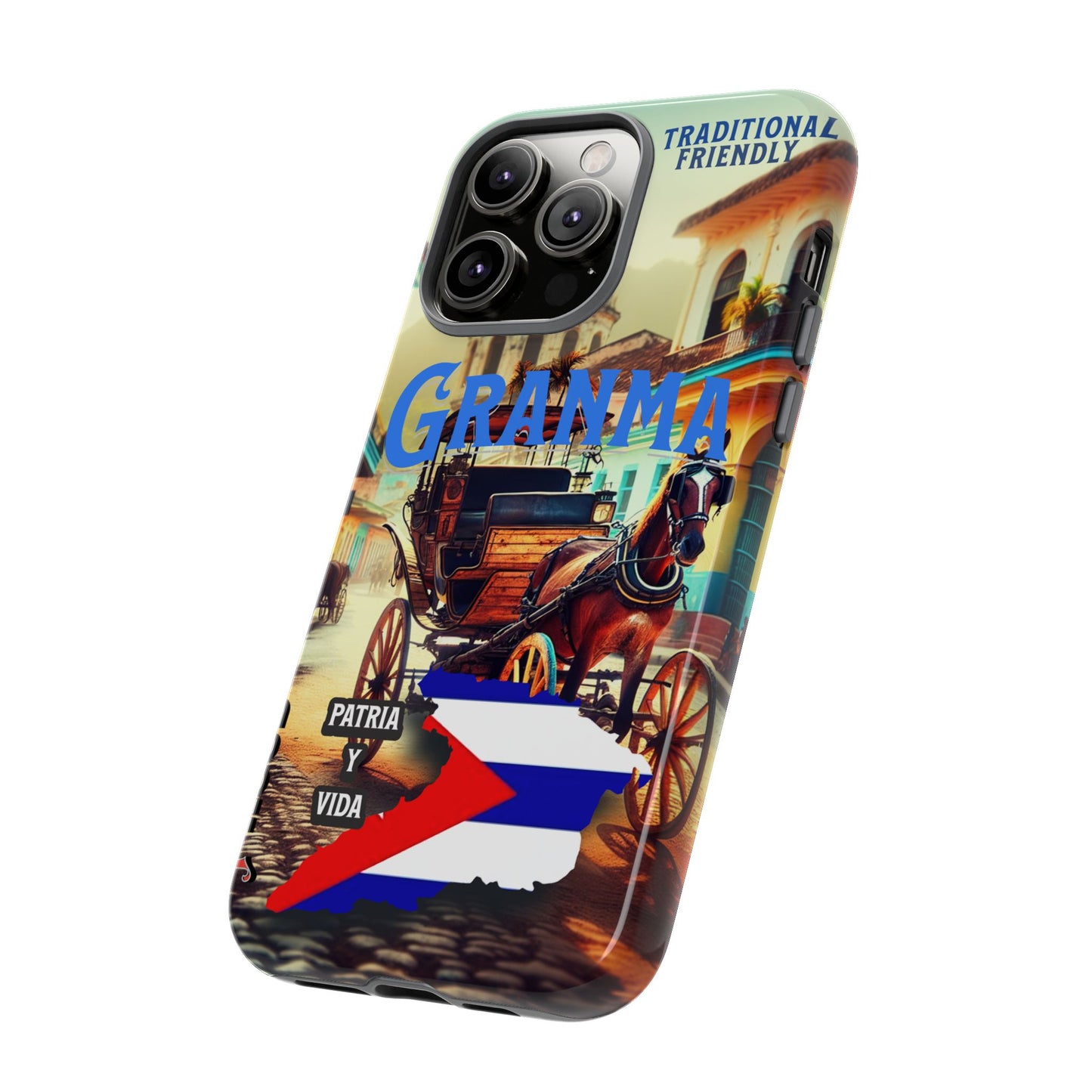 FUNDA DE TELEFONO, GRANMA, CUBA, PATRIA Y VIDA, IPHONE, SAMSUNG