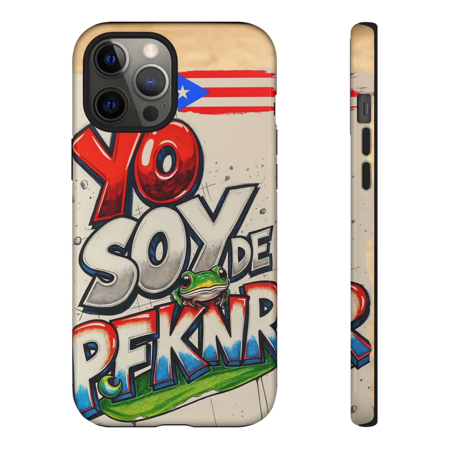 YO SOY DE PFKNR, Cases Phone Case for Unapologetic Style, Gift for Trendsetters, Urban Art Design, Fun Decor for Any Occasion, PUERTO RICO, COQUI