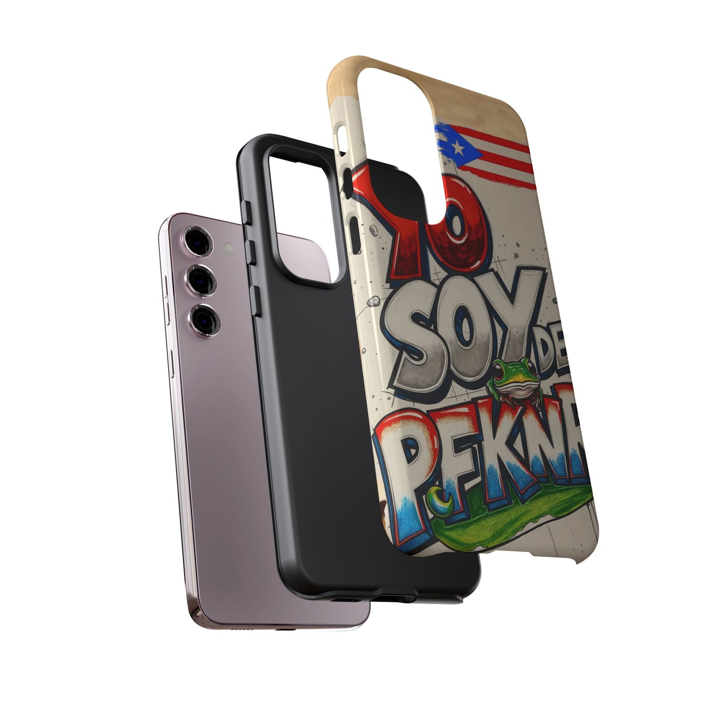 YO SOY DE PFKNR, Cases Phone Case for Unapologetic Style, Gift for Trendsetters, Urban Art Design, Fun Decor for Any Occasion, PUERTO RICO, COQUI