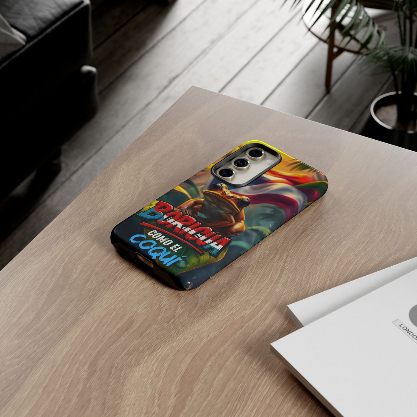 Boricua Coqui Phone Case | Tough Cases | Puerto Rican Pride, Unique Gift, Tropical Vibes, Phone Accessory, Celebration of Culture