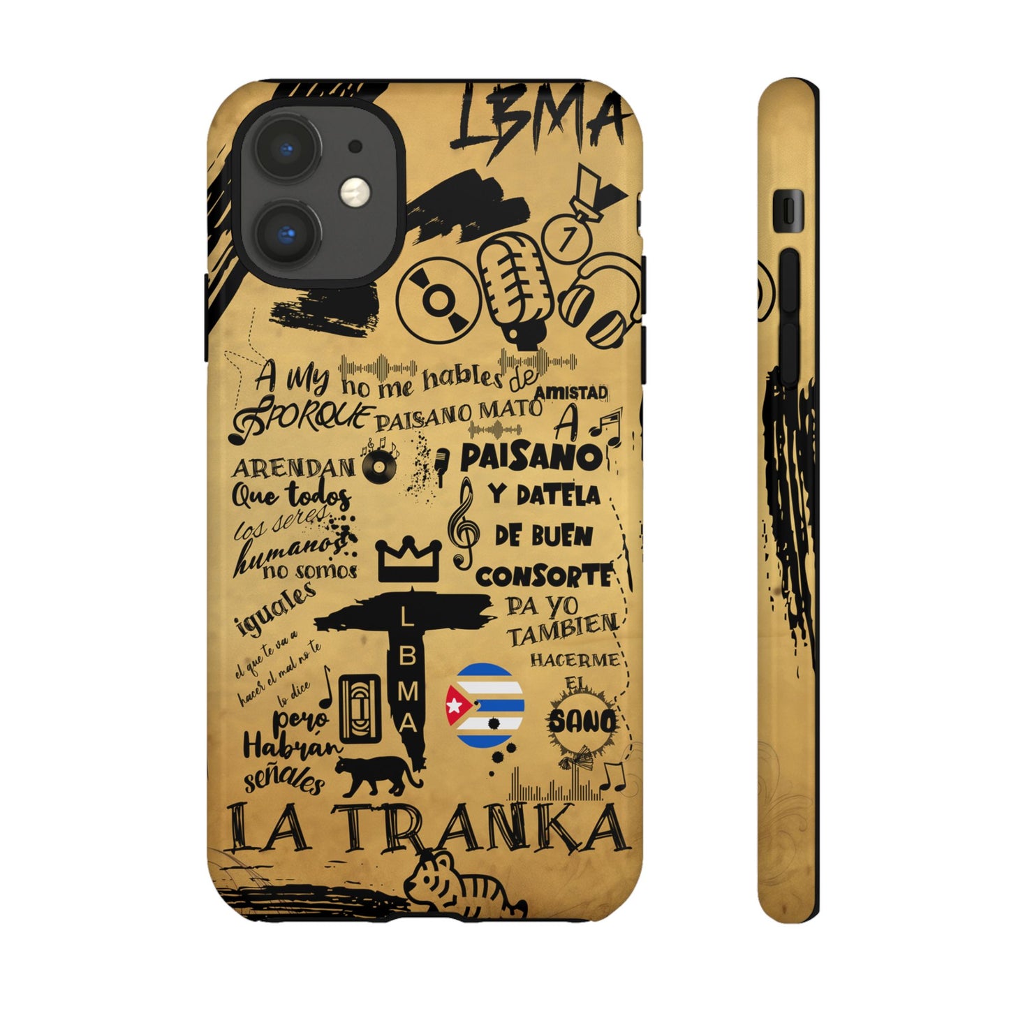 FUNDA PARA TELEFONO, LBMA, TAIGUER, LA TRANKA, ASERE, QUE BOLA,