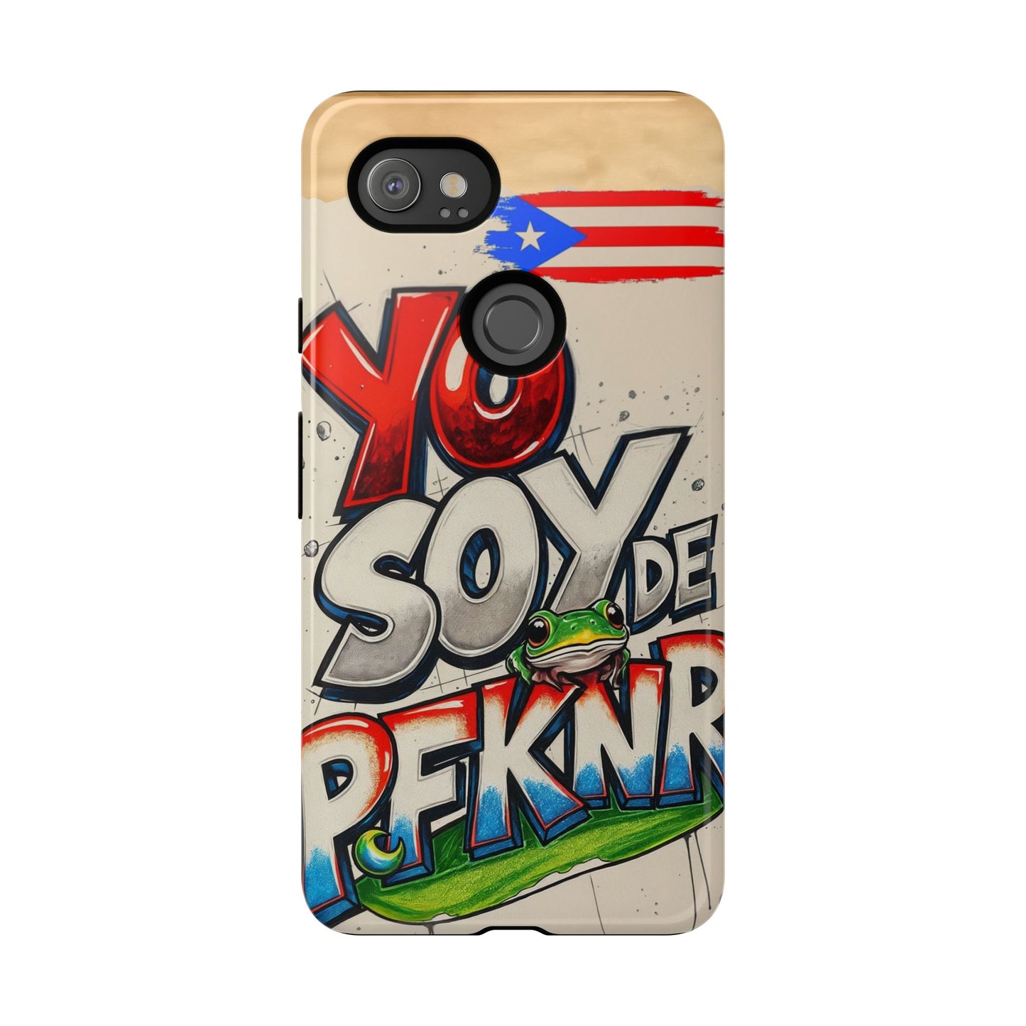 YO SOY DE PFKNR, Cases Phone Case for Unapologetic Style, Gift for Trendsetters, Urban Art Design, Fun Decor for Any Occasion, PUERTO RICO, COQUI
