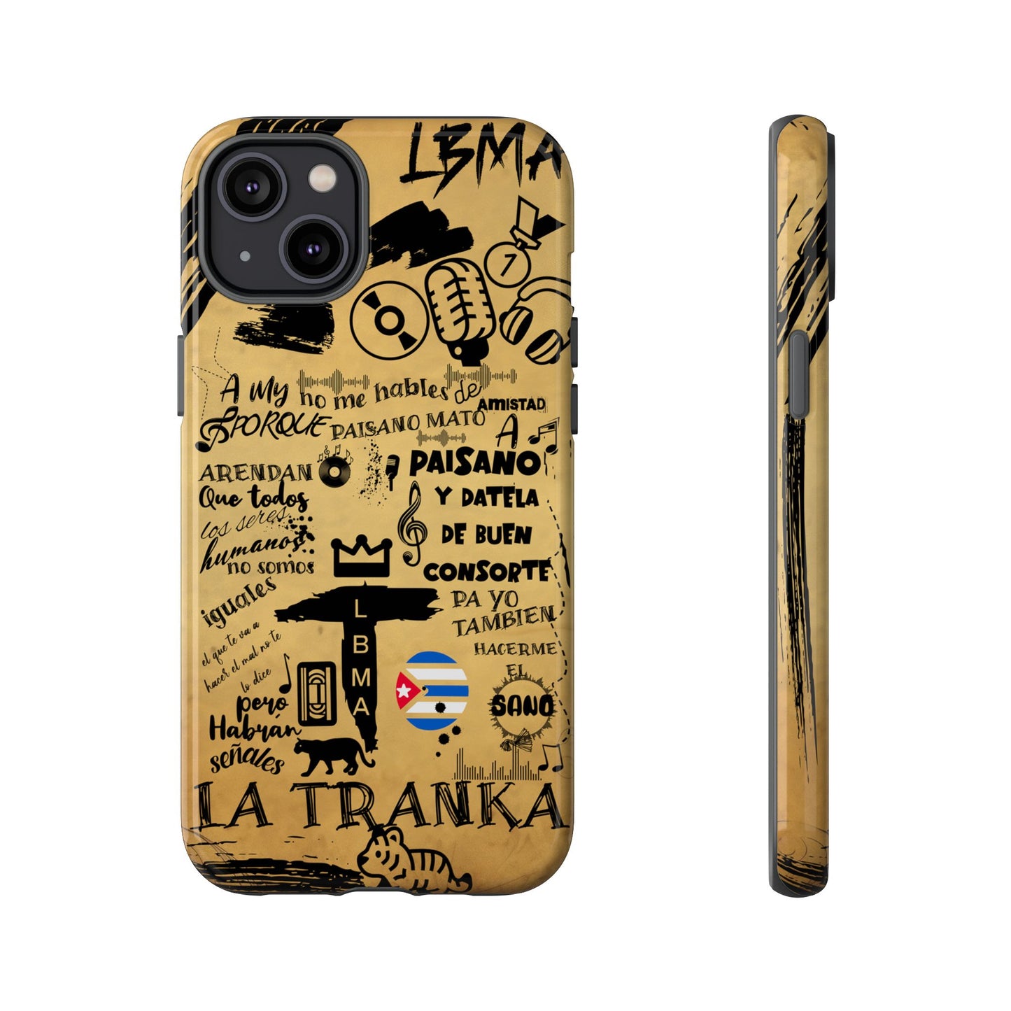 FUNDA PARA TELEFONO, LBMA, TAIGUER, LA TRANKA, ASERE, QUE BOLA,