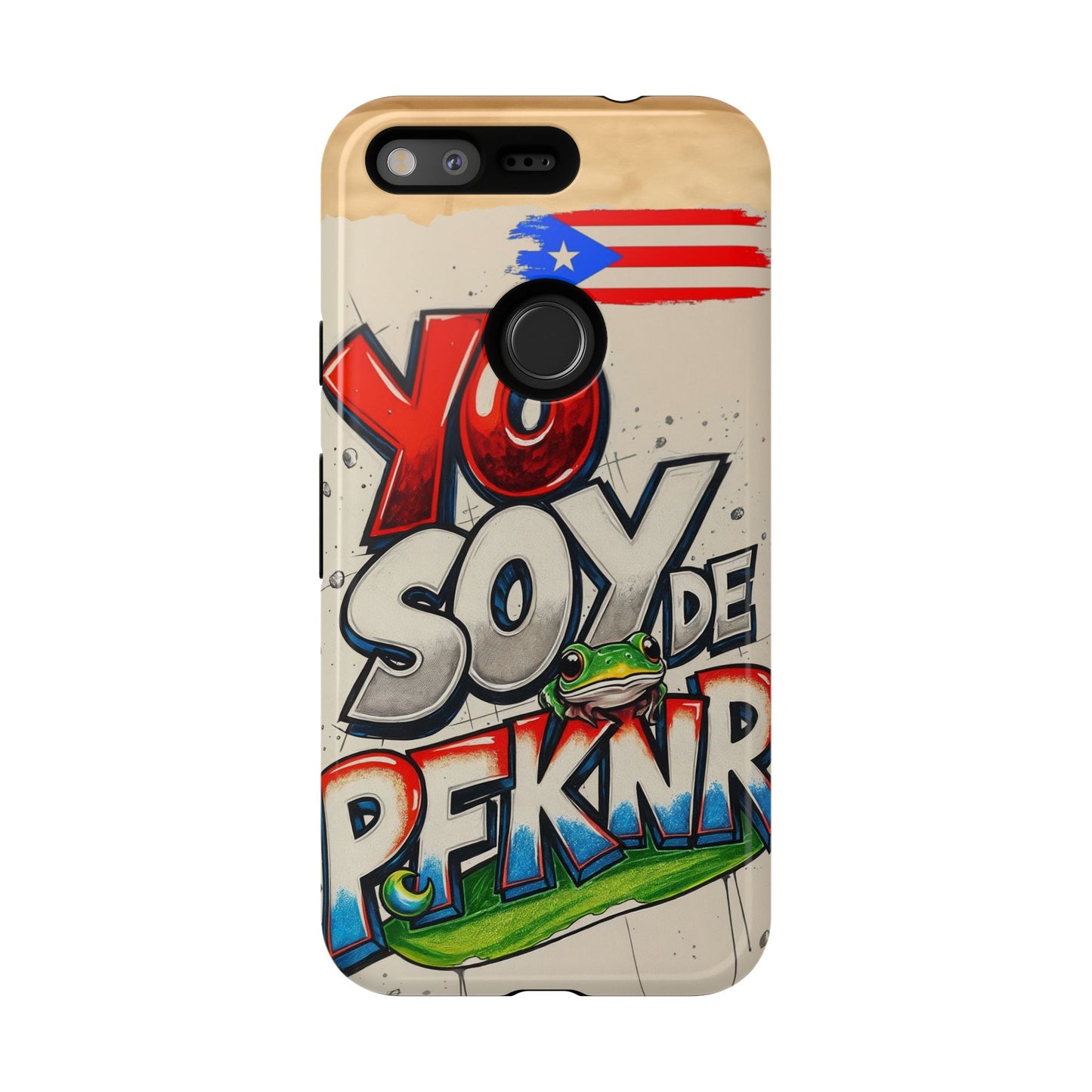 YO SOY DE PFKNR, Cases Phone Case for Unapologetic Style, Gift for Trendsetters, Urban Art Design, Fun Decor for Any Occasion, PUERTO RICO, COQUI