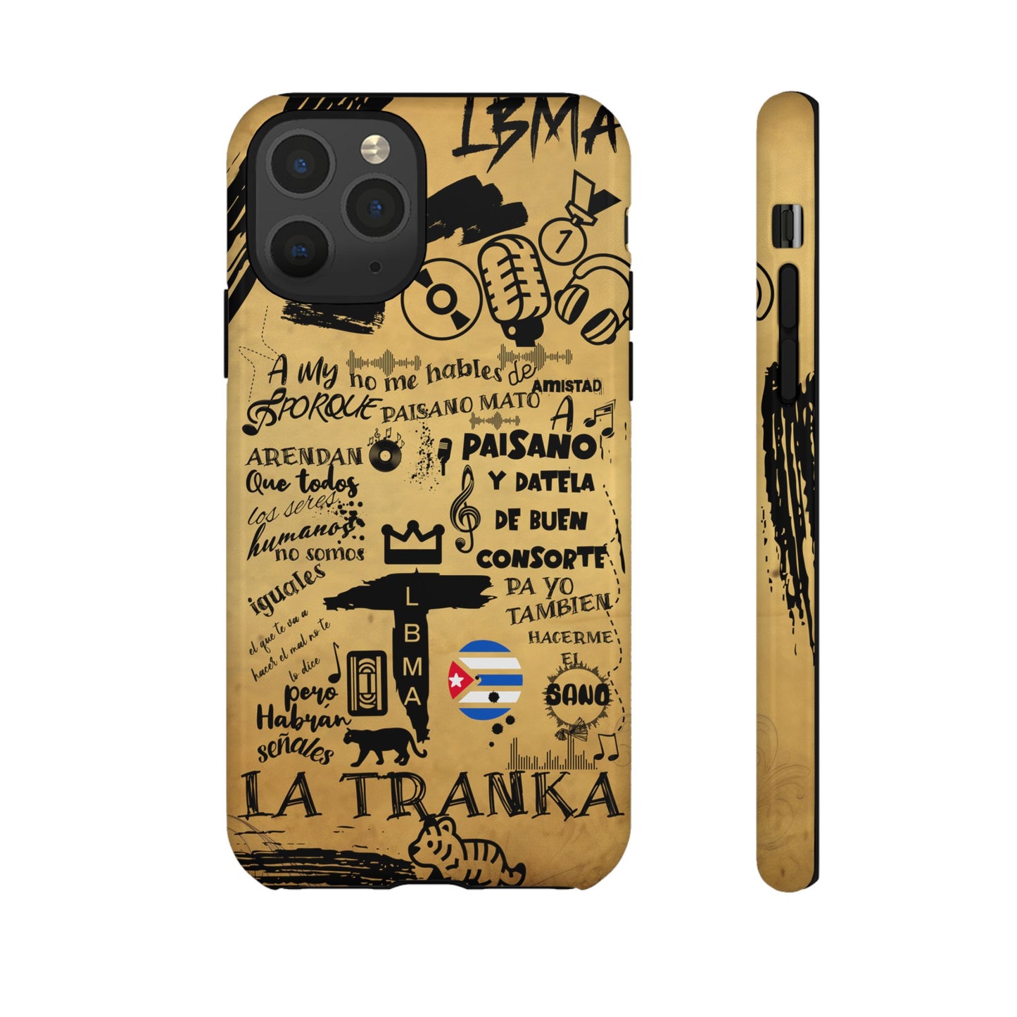 FUNDA PARA TELEFONO, LBMA, TAIGUER, LA TRANKA, ASERE, QUE BOLA,