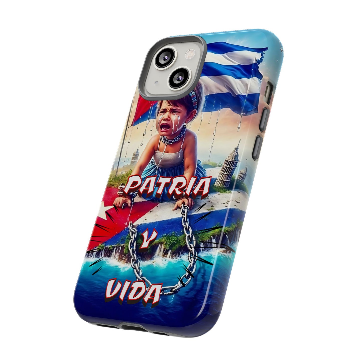 FUNDA DE TELEFONO, CUBA, PATRIA Y VIDA, IPHONE, SAMSUNG