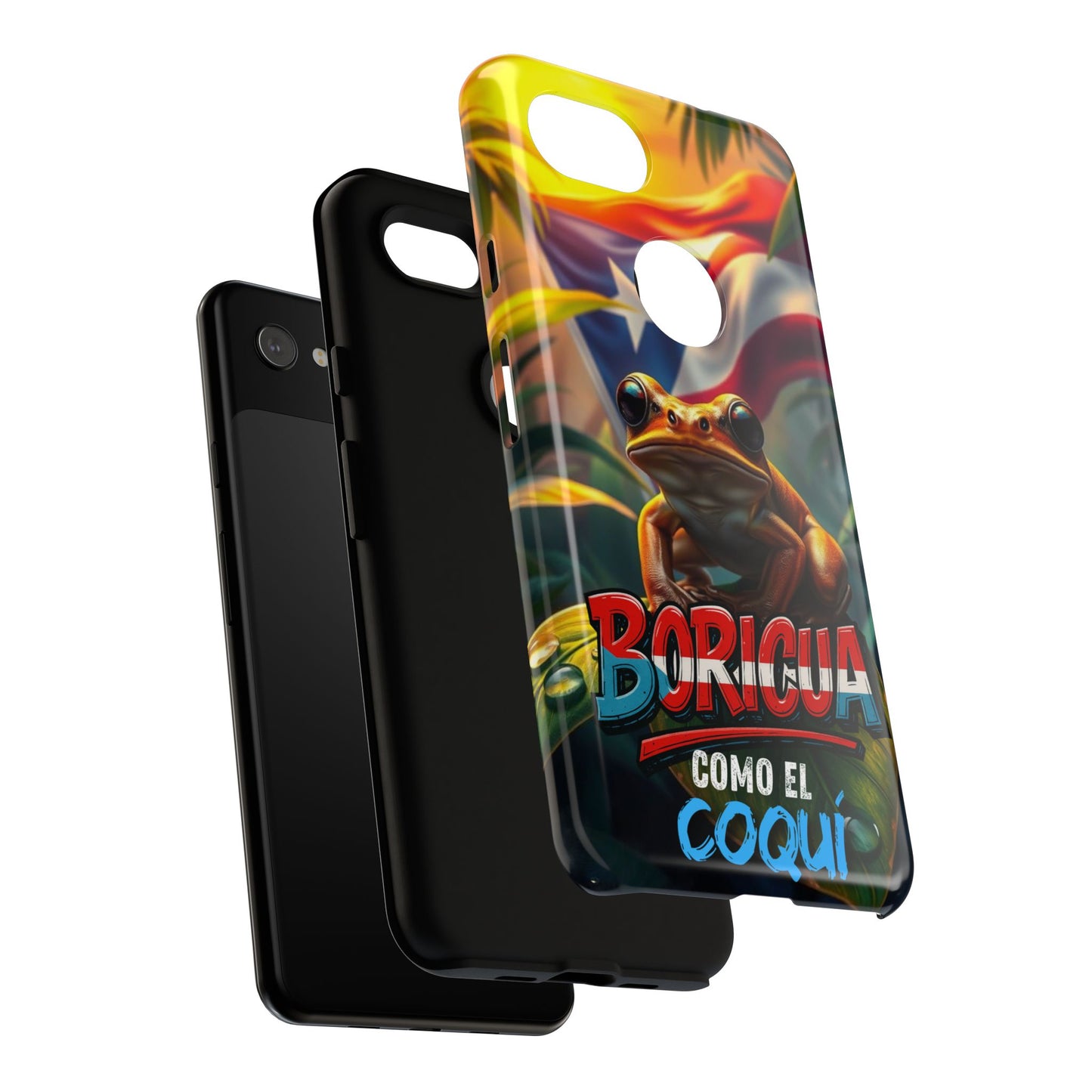 Boricua Coqui Phone Case | Tough Cases | Puerto Rican Pride, Unique Gift, Tropical Vibes, Phone Accessory, Celebration of Culture