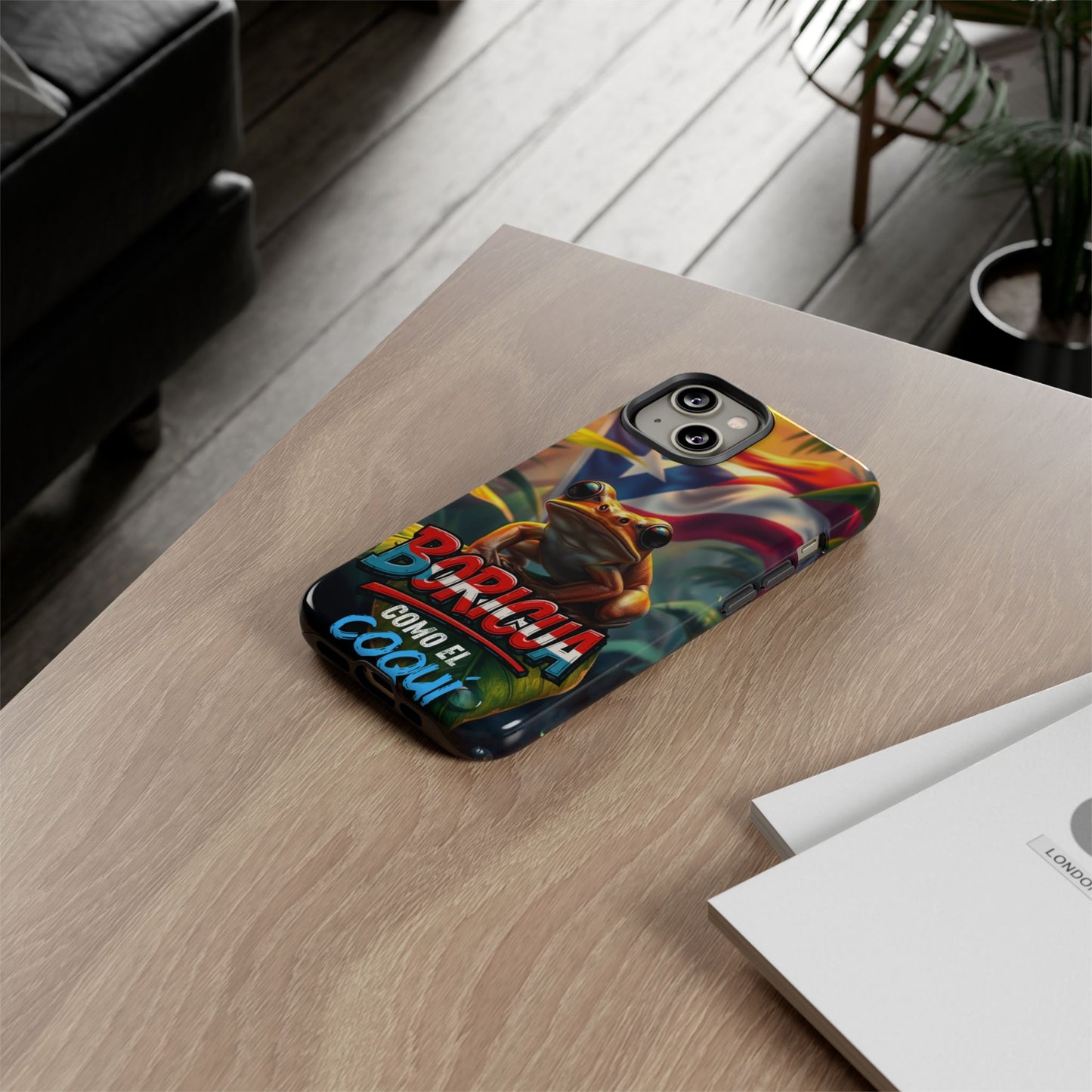 Boricua Coqui Phone Case | Tough Cases | Puerto Rican Pride, Unique Gift, Tropical Vibes, Phone Accessory, Celebration of Culture