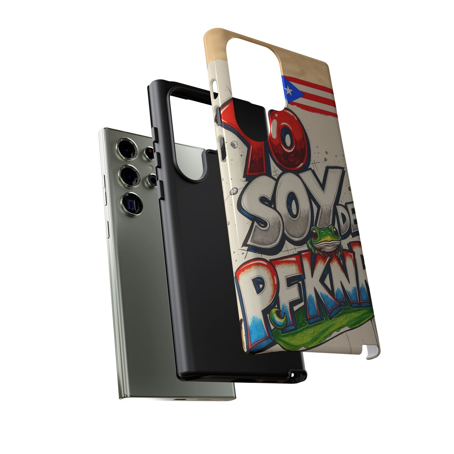 YO SOY DE PFKNR, Cases Phone Case for Unapologetic Style, Gift for Trendsetters, Urban Art Design, Fun Decor for Any Occasion, PUERTO RICO, COQUI