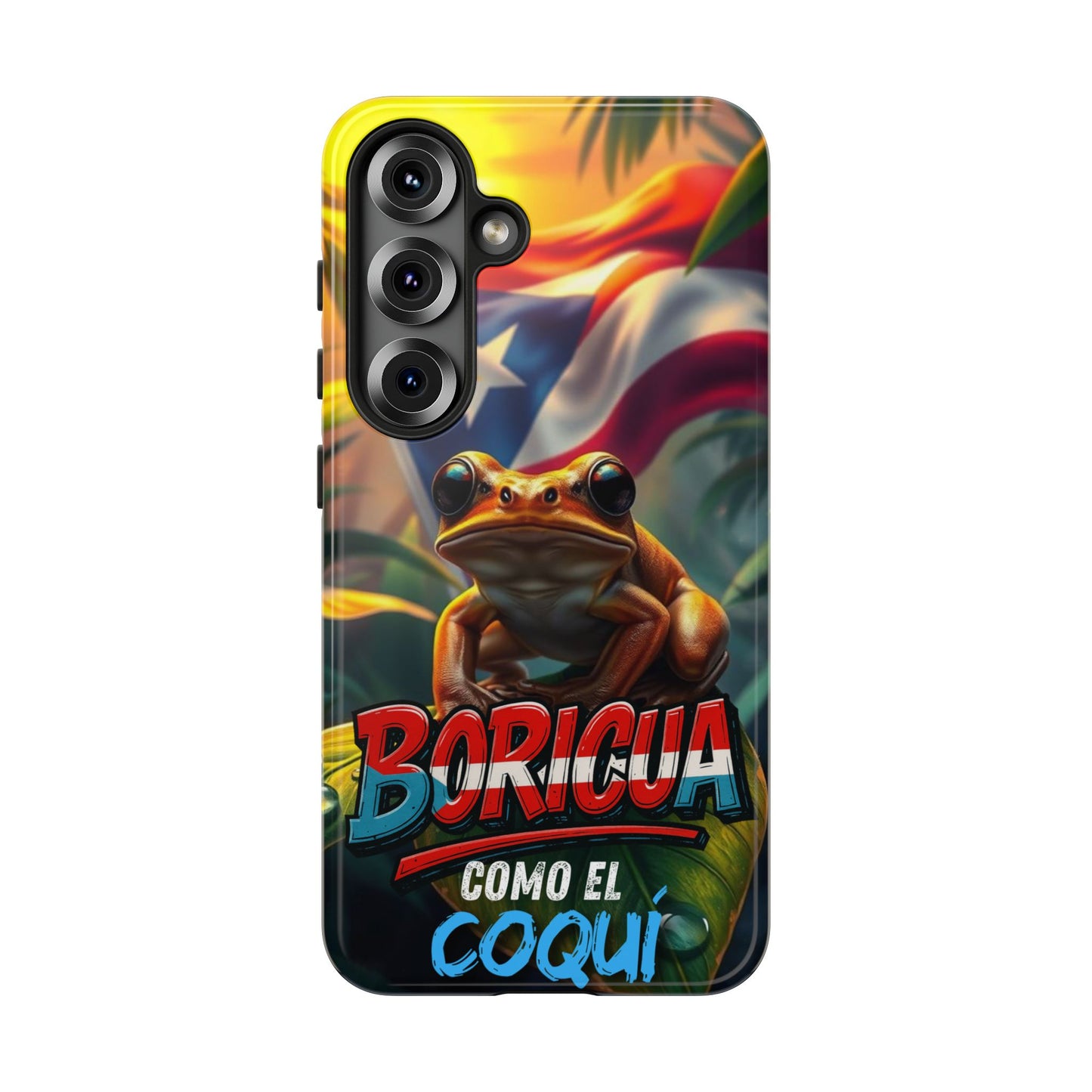 Boricua Coqui Phone Case | Tough Cases | Puerto Rican Pride, Unique Gift, Tropical Vibes, Phone Accessory, Celebration of Culture