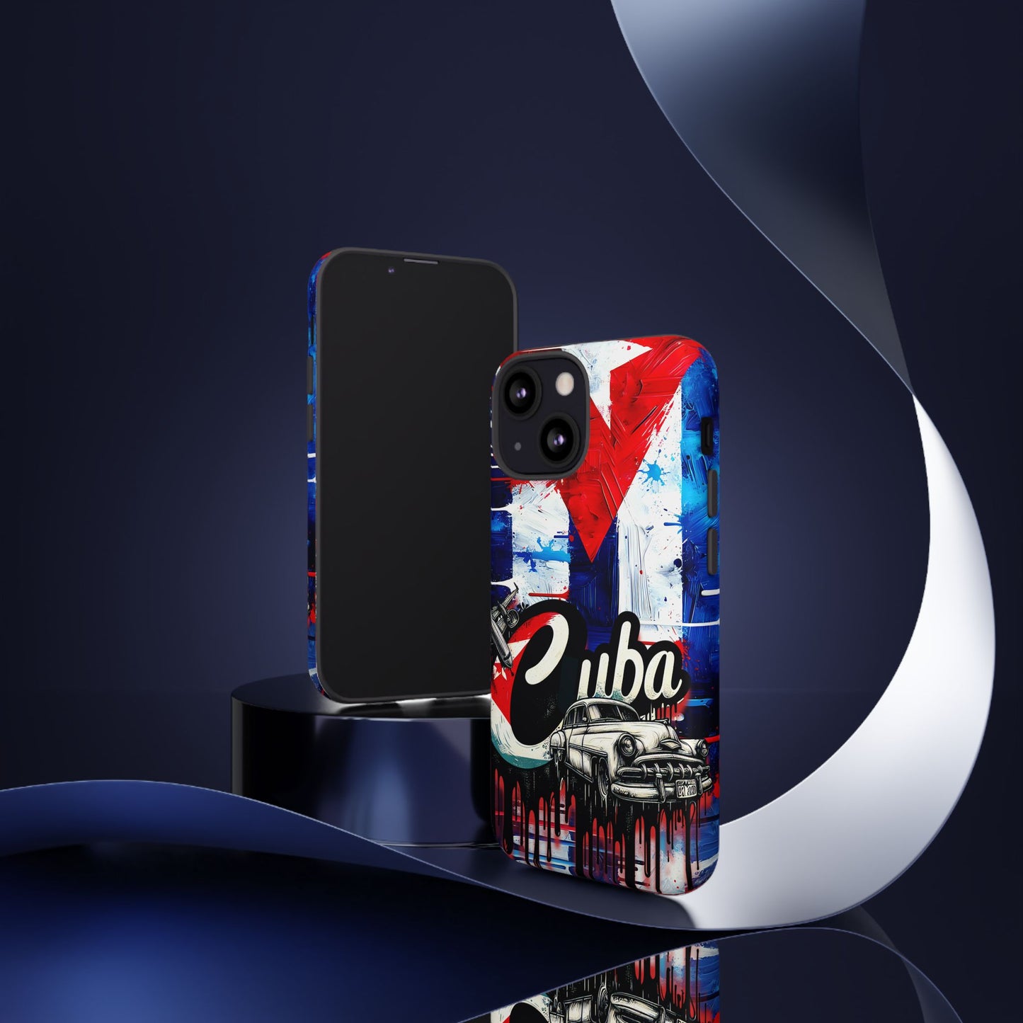 FUNDAS PARA TELEFONOS SAMSUNG, IPHONE, CON BANDERA DE CUBA, COLORES BRILLANTES, COLOTRES VIVOS TELEFONOS PARA CUBA