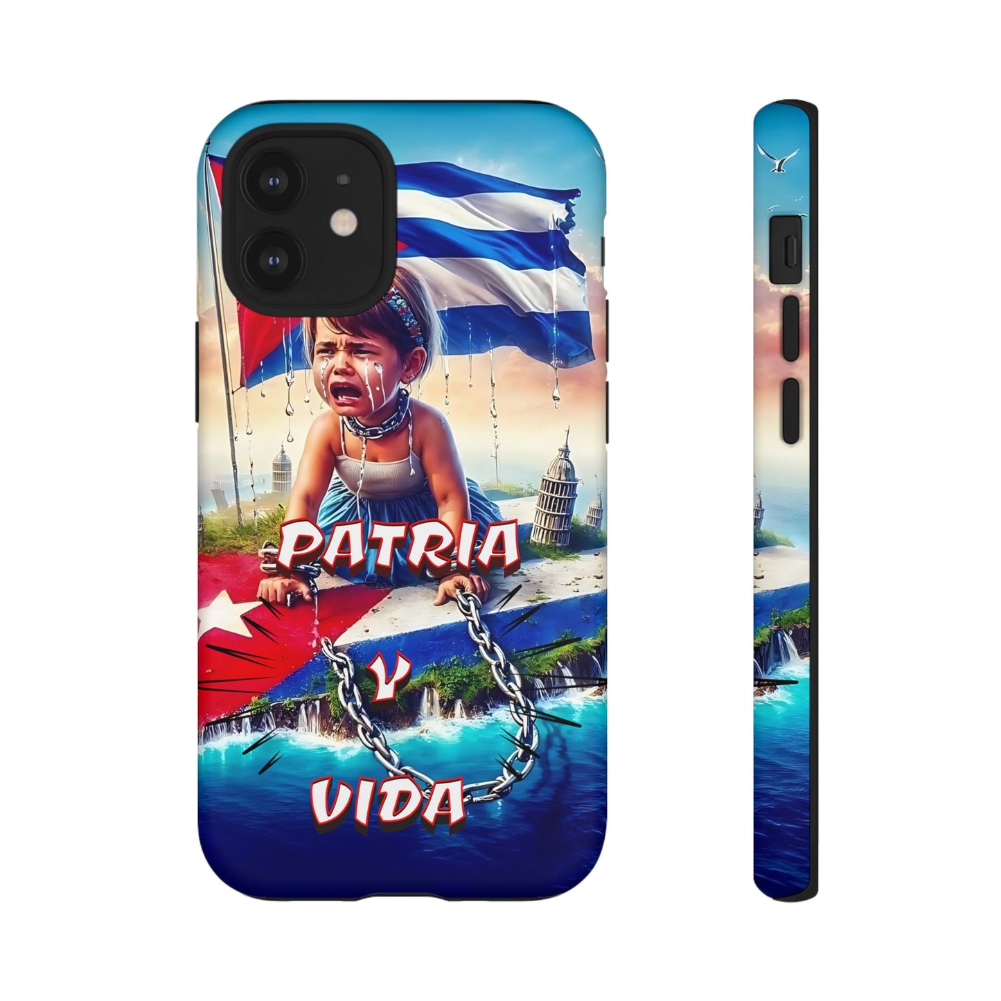 FUNDA DE TELEFONO, CUBA, PATRIA Y VIDA, IPHONE, SAMSUNG